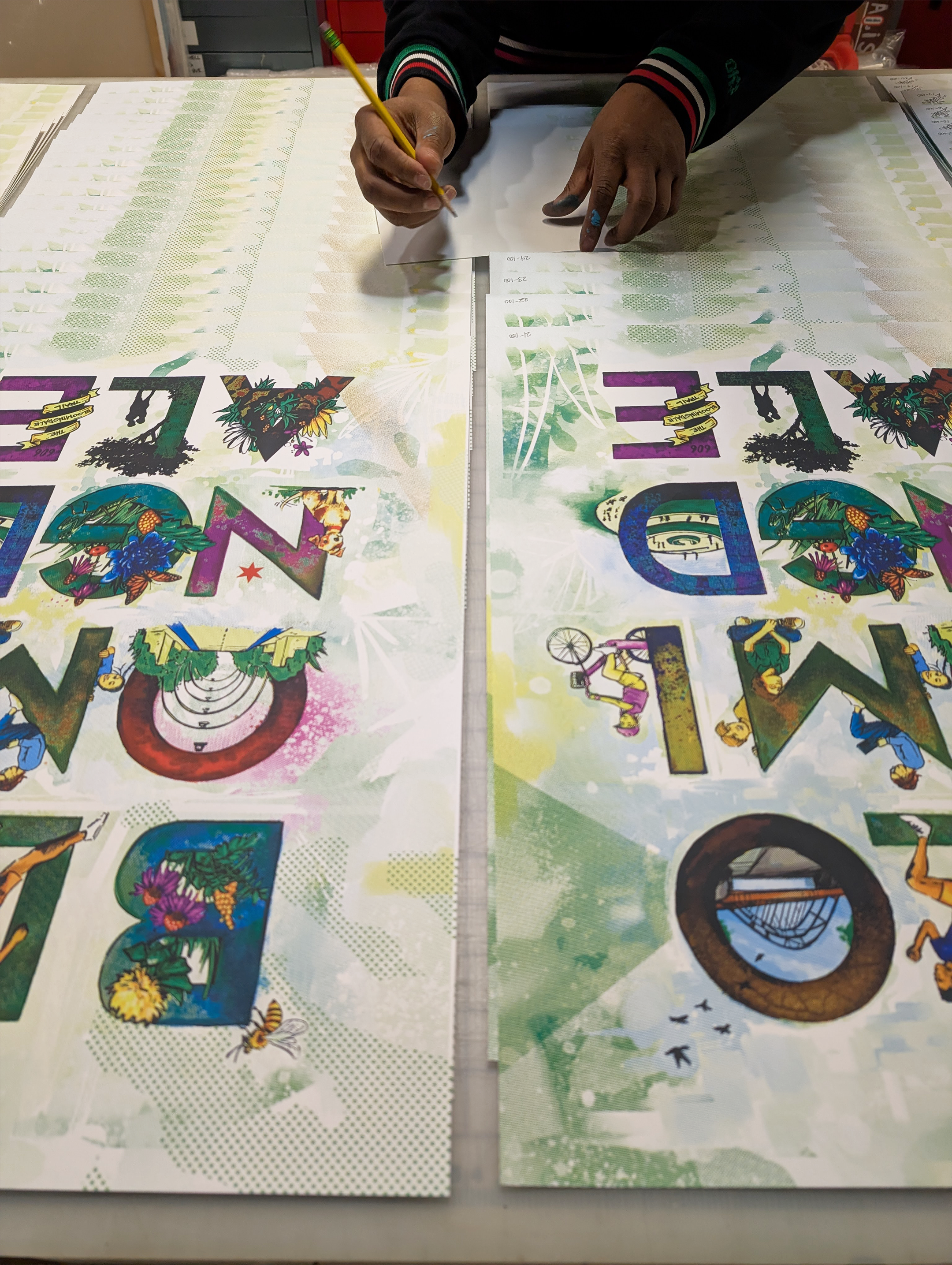 "Trail for a Spell" for the Bloomingdale Trail Poster Series by Cujo