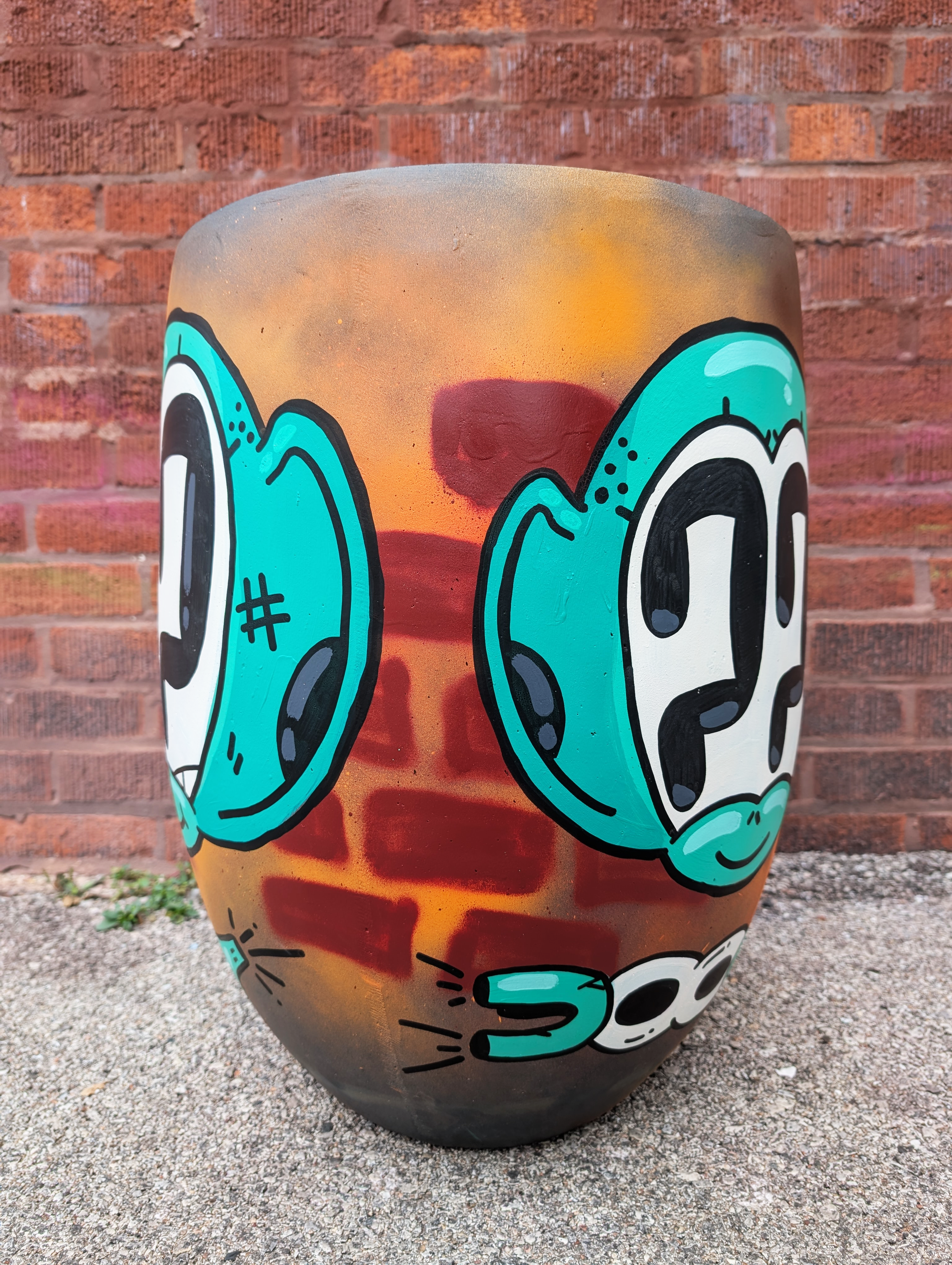 Clue Hand Embellished Planter Pot