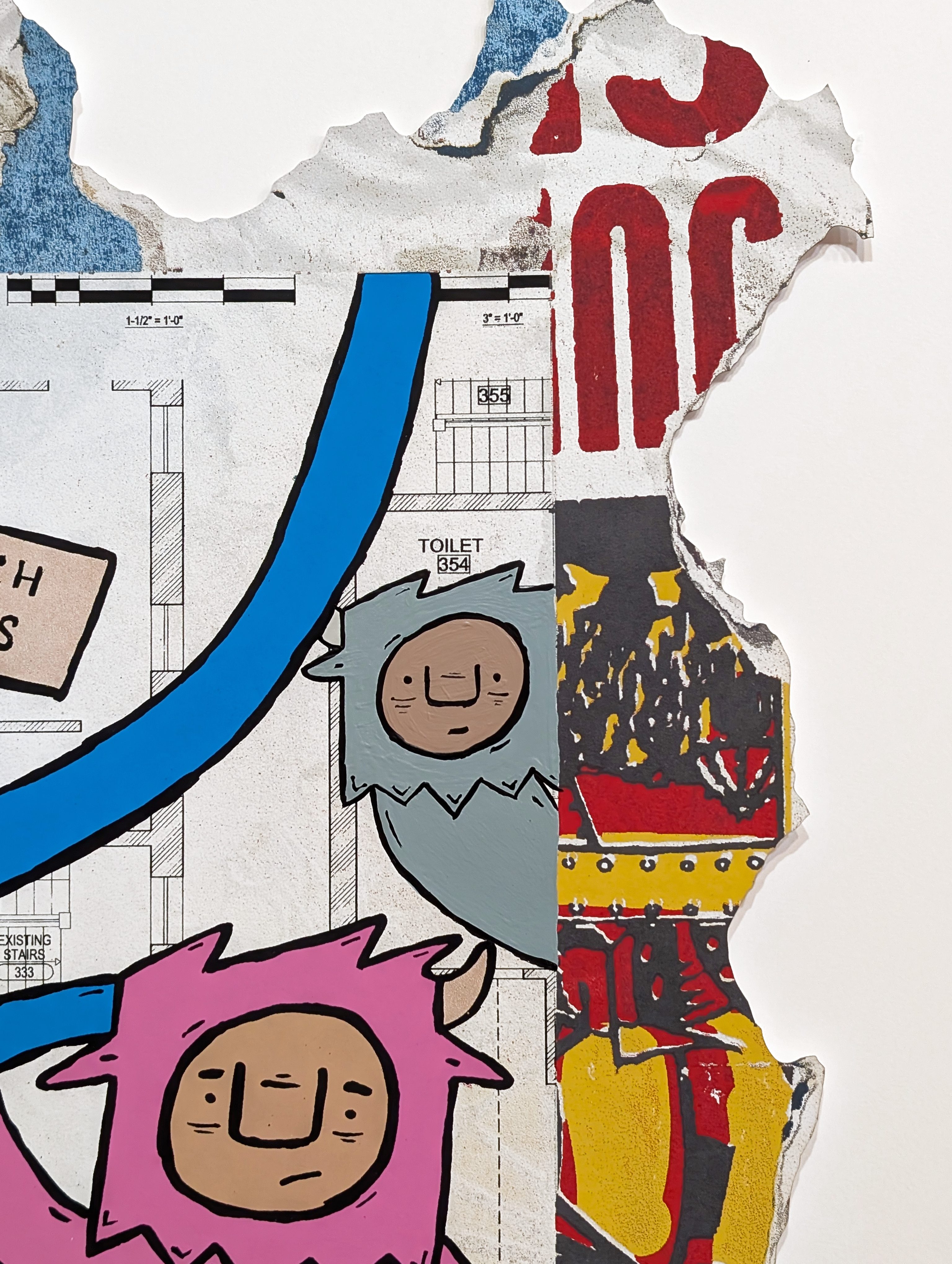 "Outside" by Penny Pinch (Hand Embellished 4)