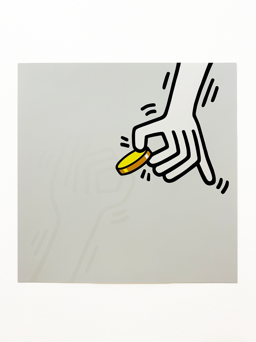 1 Gold Coin "The Invisible Hand K.H." by E.LEE
