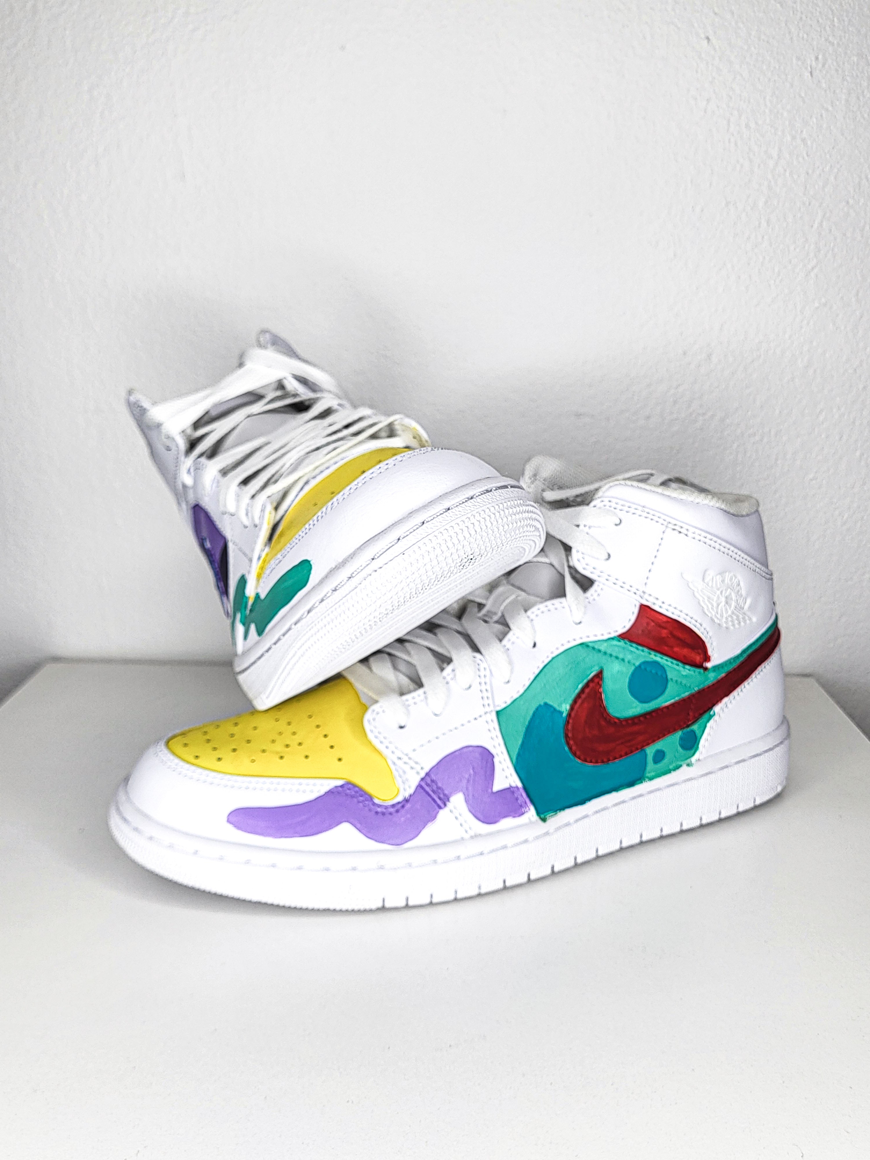"Hues and Shapes II" Shoes by Jay McKay