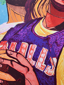 "Love and Basketball" Print by Langston Allston