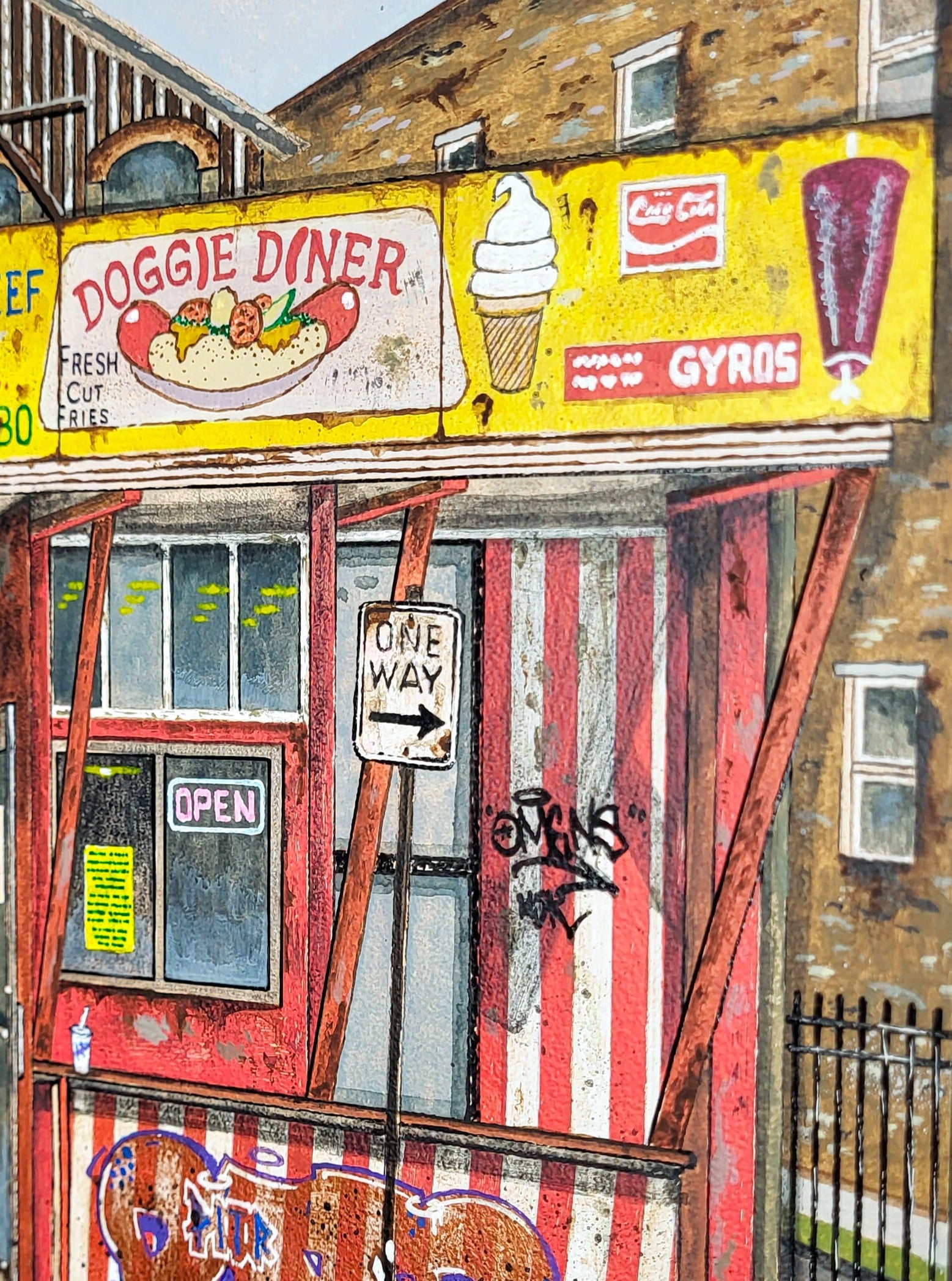 “Doggie Diner” by Pizza In The Rain