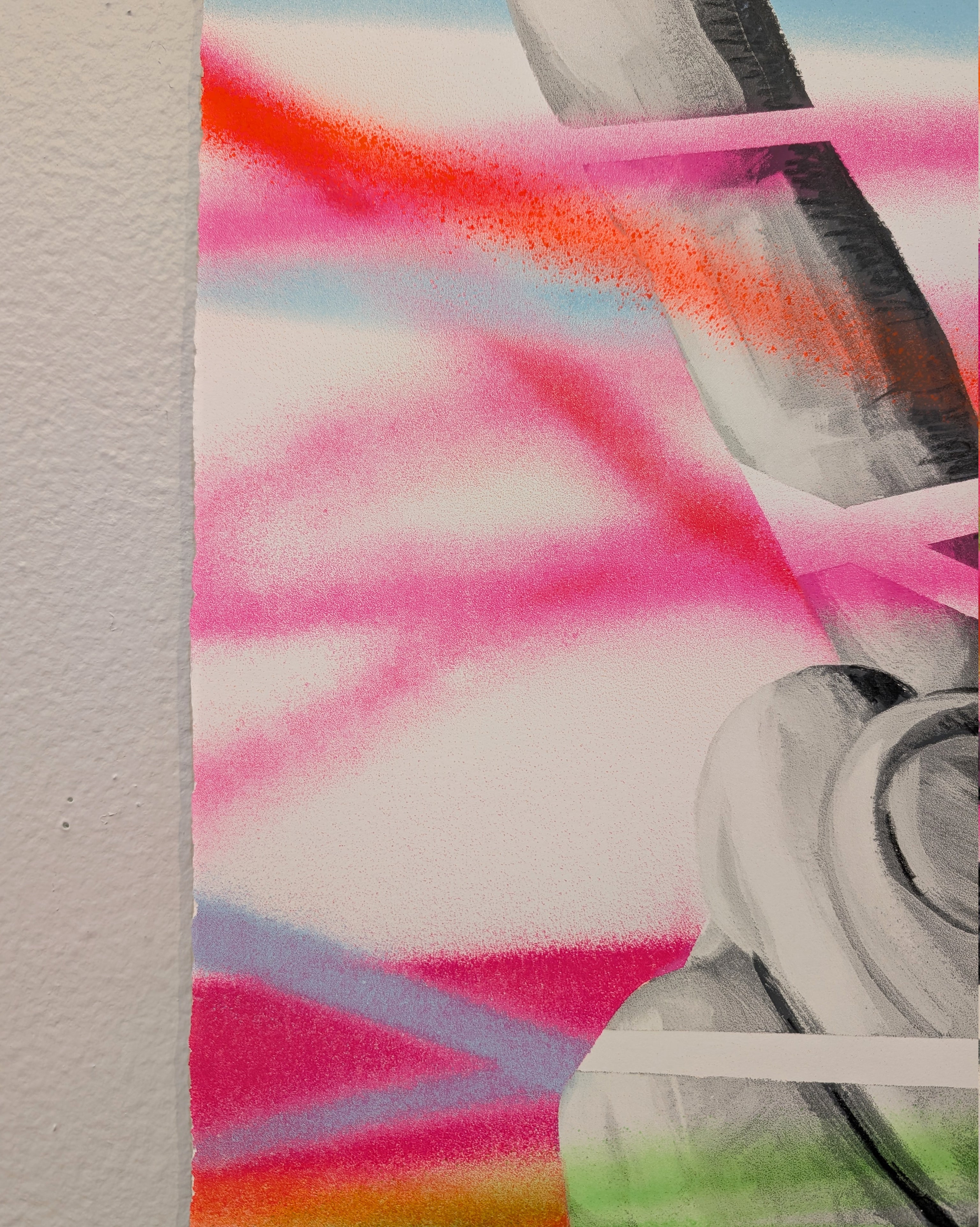 "PEACE OUT" (hand embellished 4) by Jeff Zimmermann