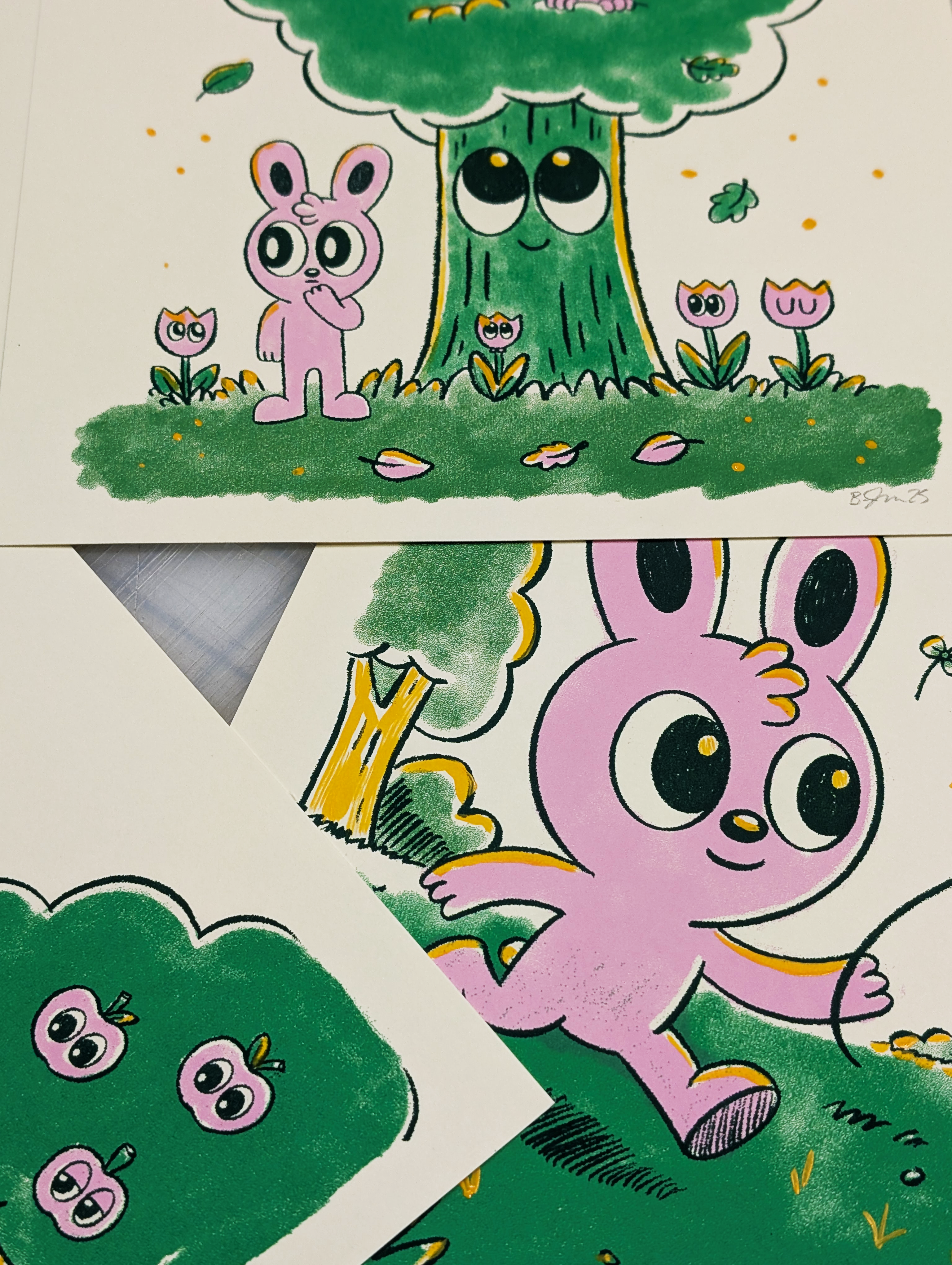 "Art Print Hand Embellished Set" by Blake Jones