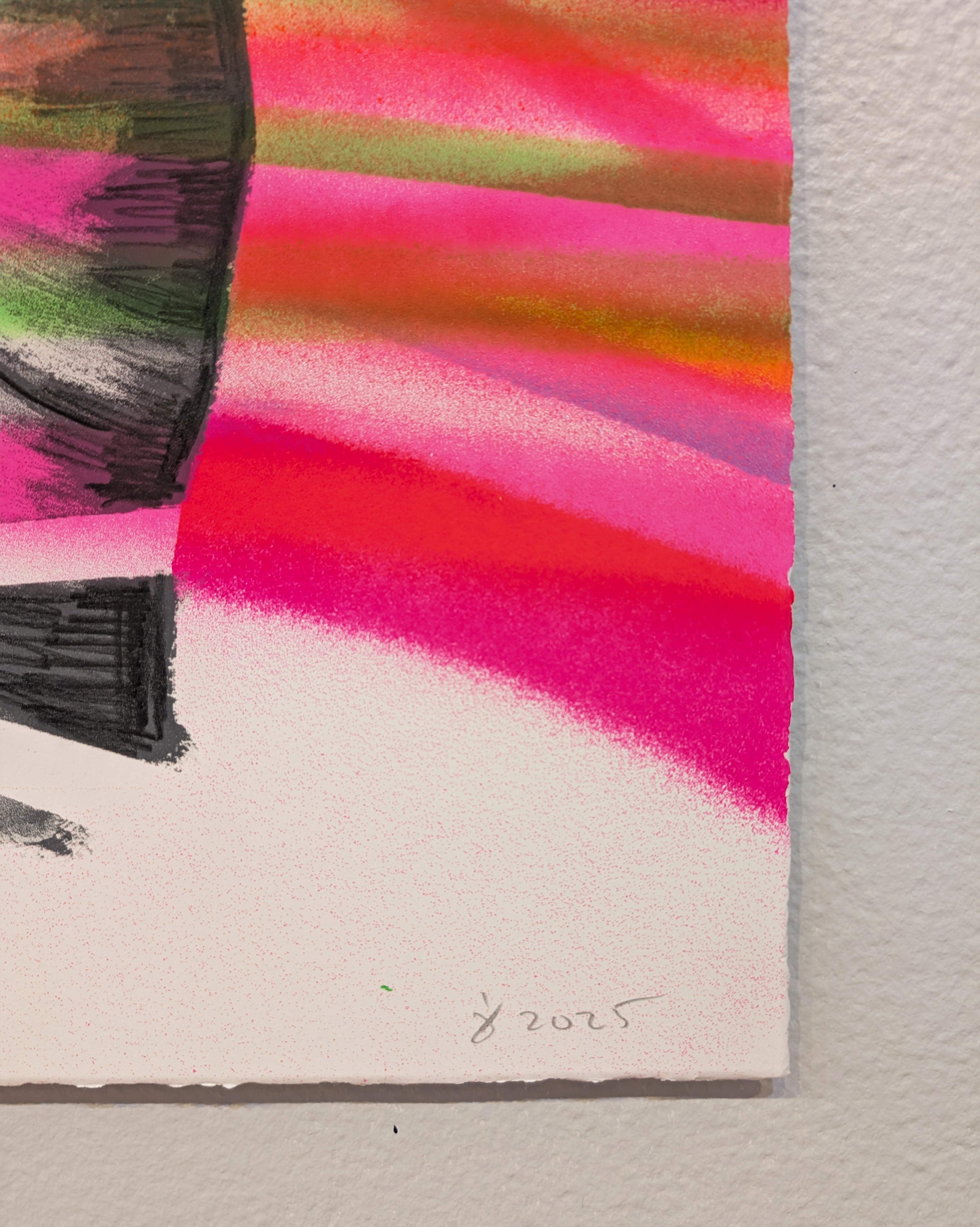 "PEACE OUT" (hand embellished 4) by Jeff Zimmermann