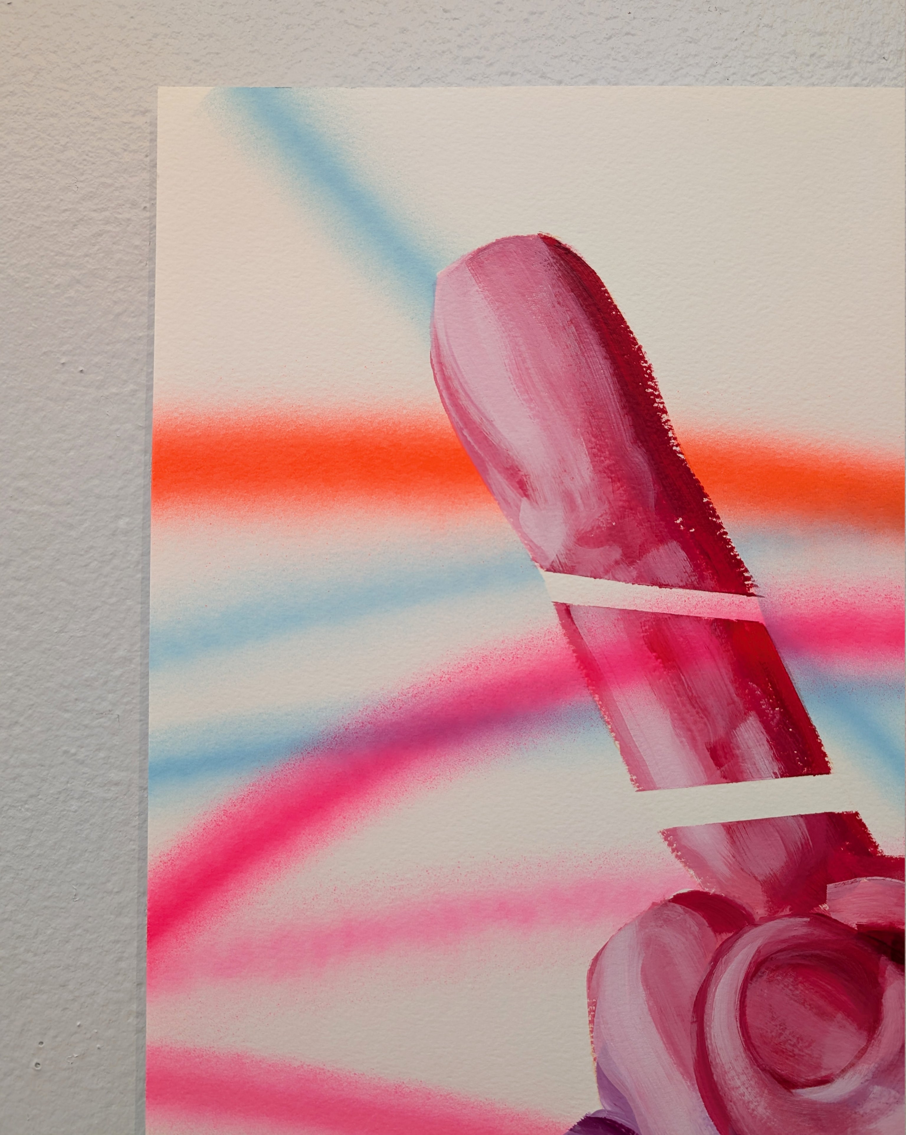 "PEACE OUT" (Original 1) by Jeff Zimmermann