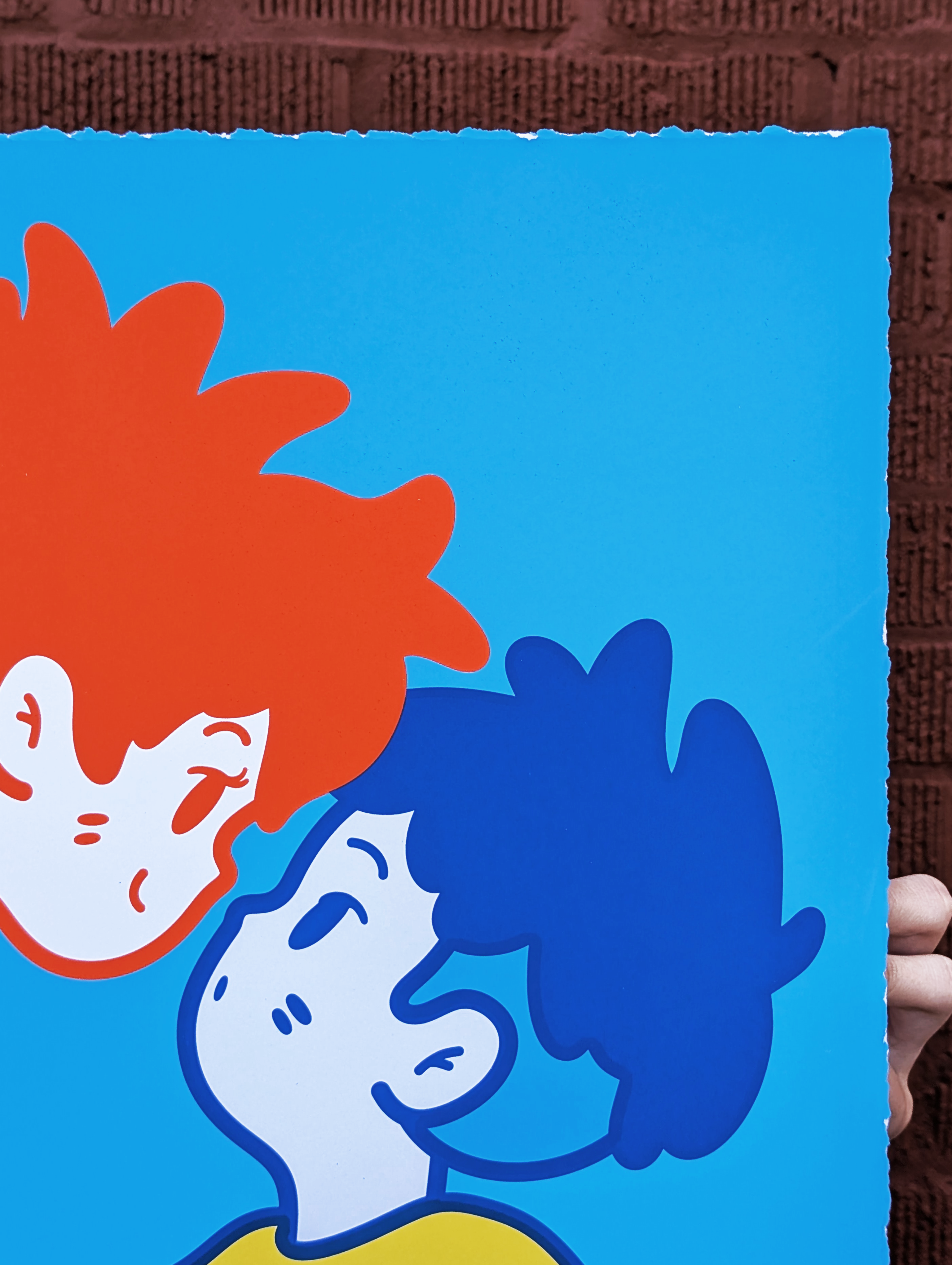 "Up We Go" Print Edition by Raki