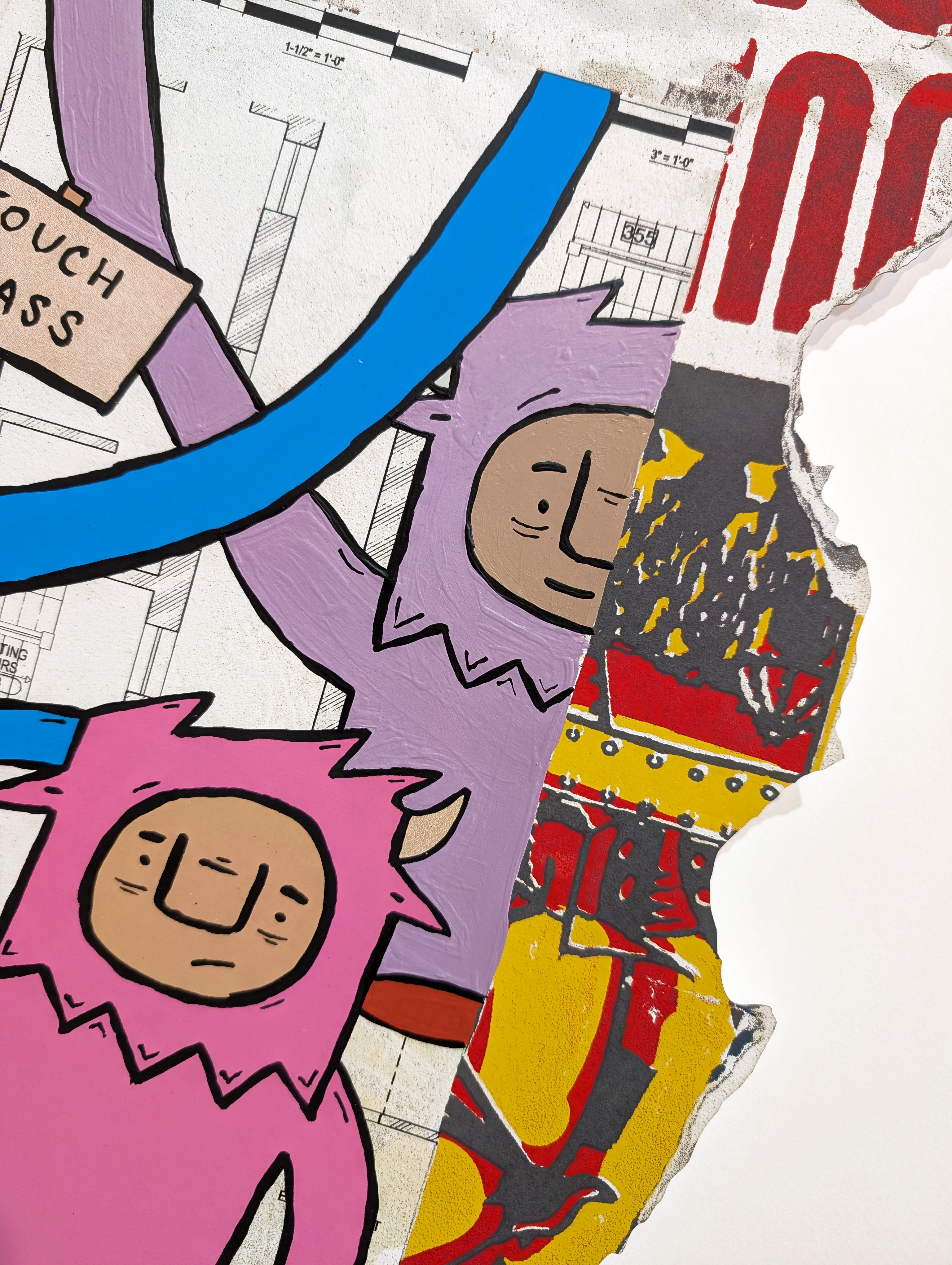 "Outside" by Penny Pinch (Hand Embellished 5)