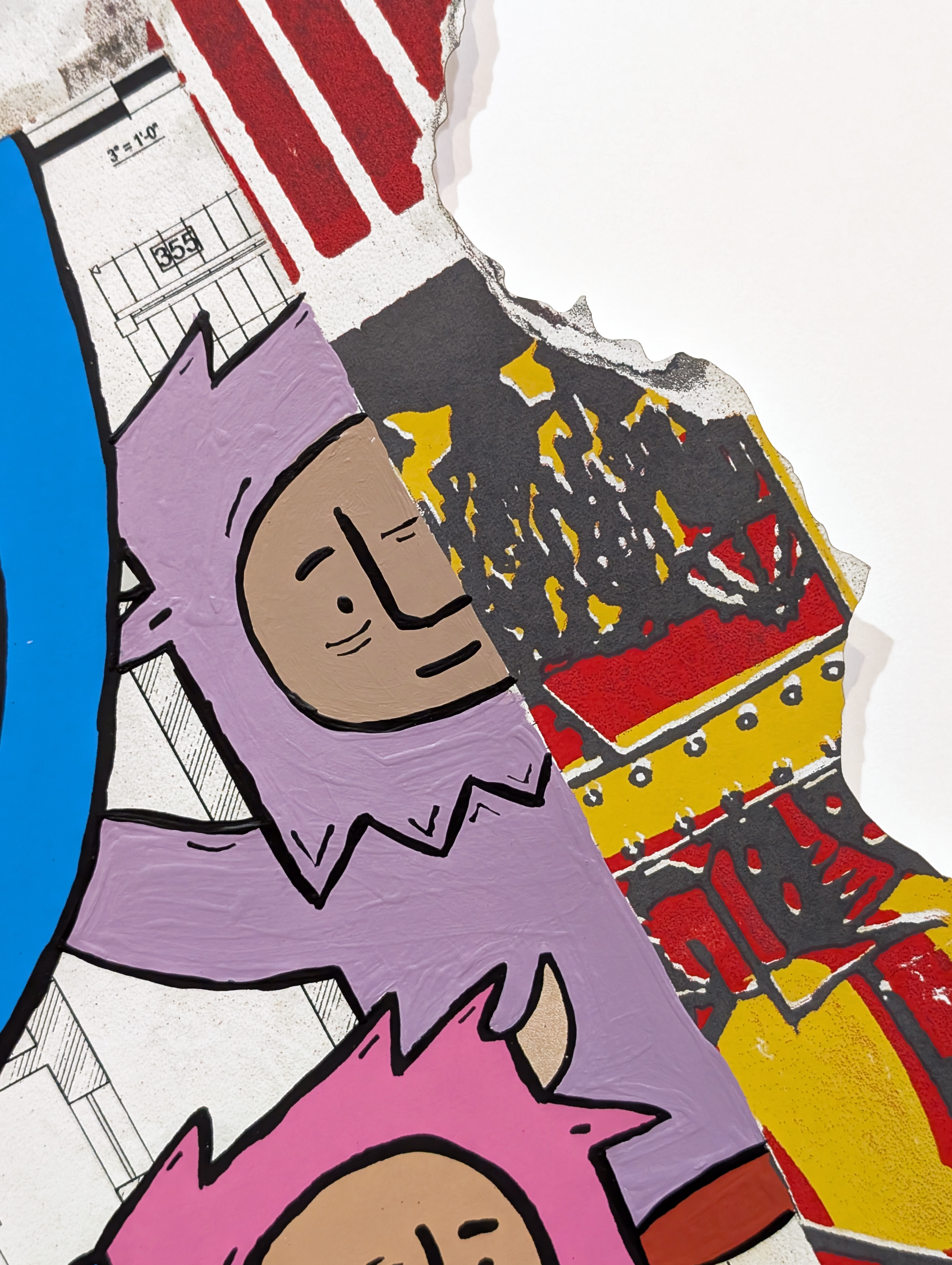 "Outside" by Penny Pinch (Hand Embellished 5)