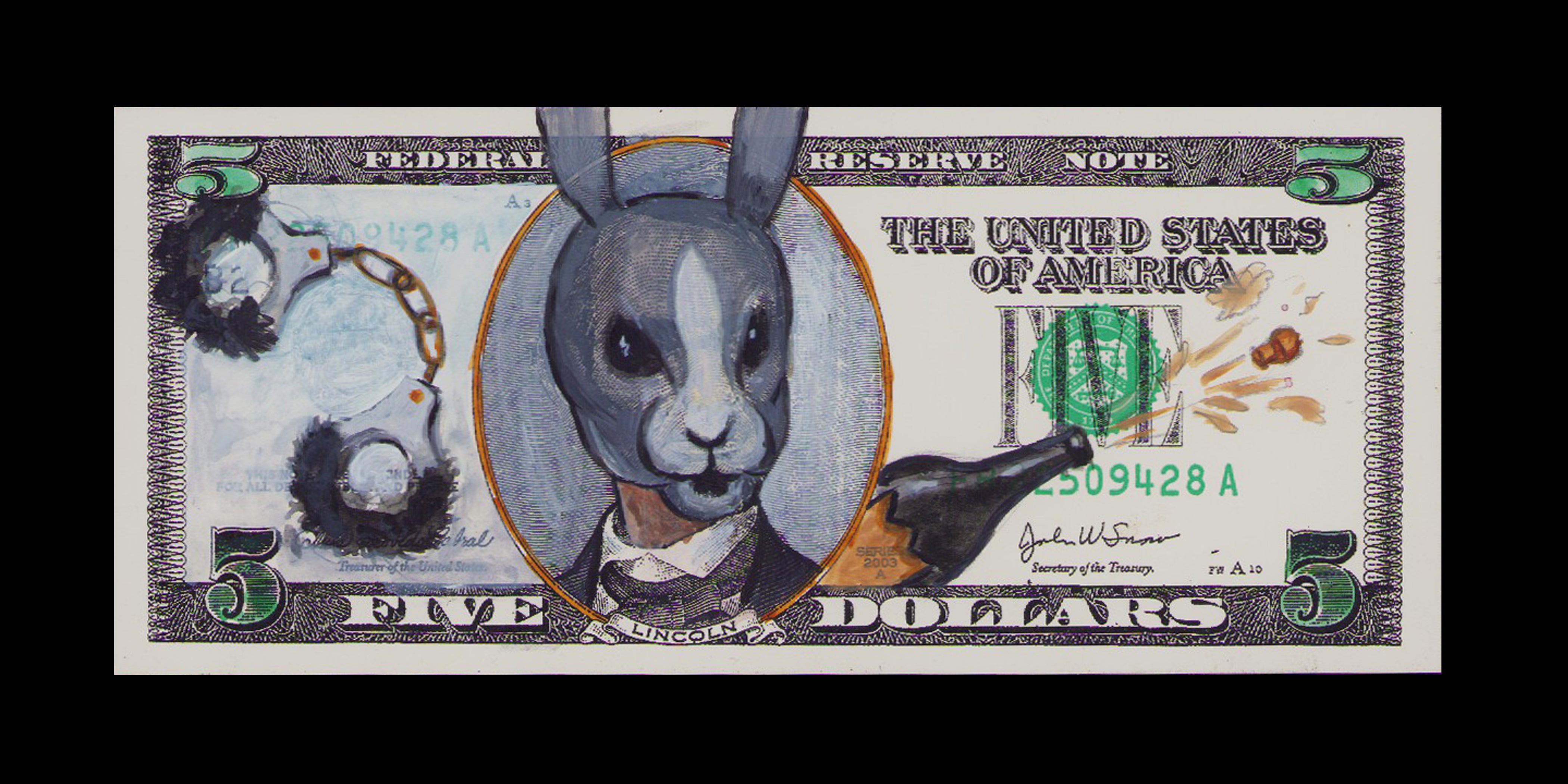 128. "Party with Mister Rabbit" by Anna Vertii