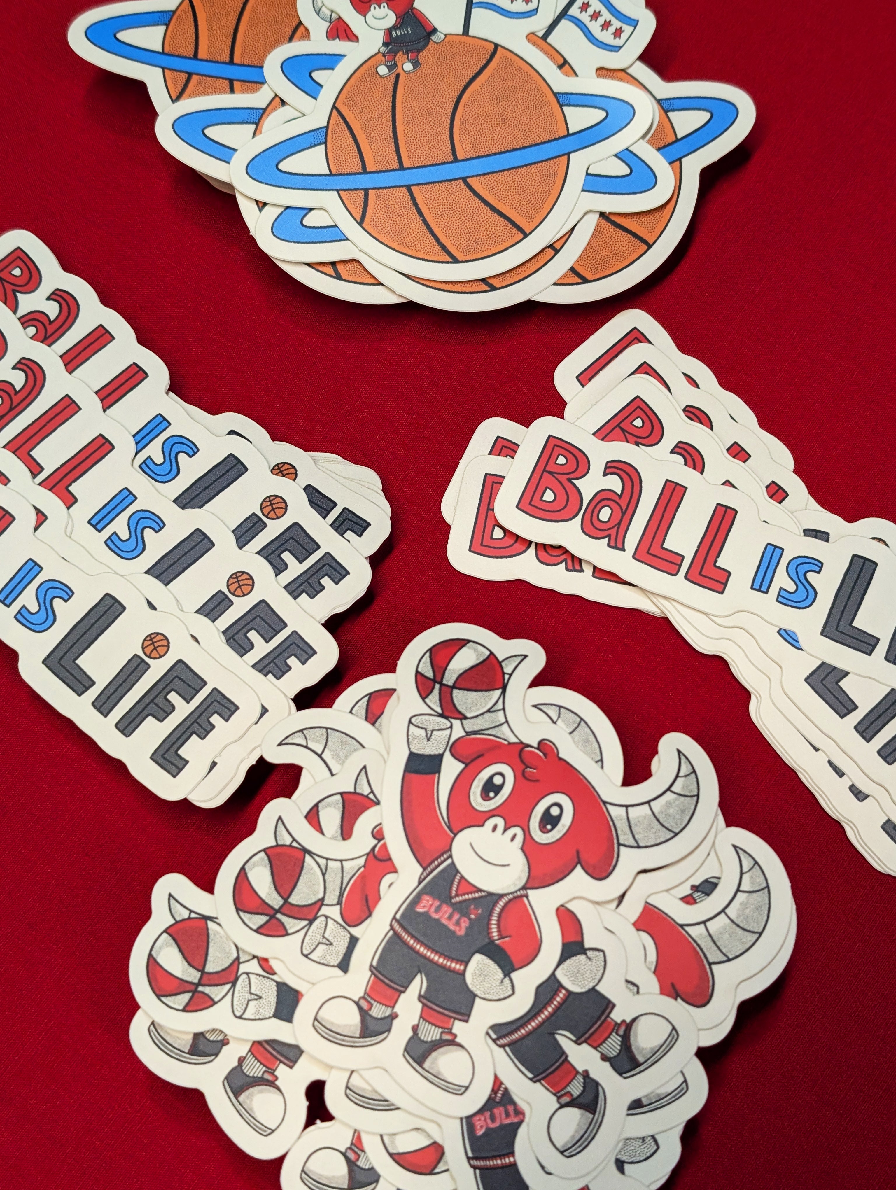 Bulls Sticker Pack by Blake Jones