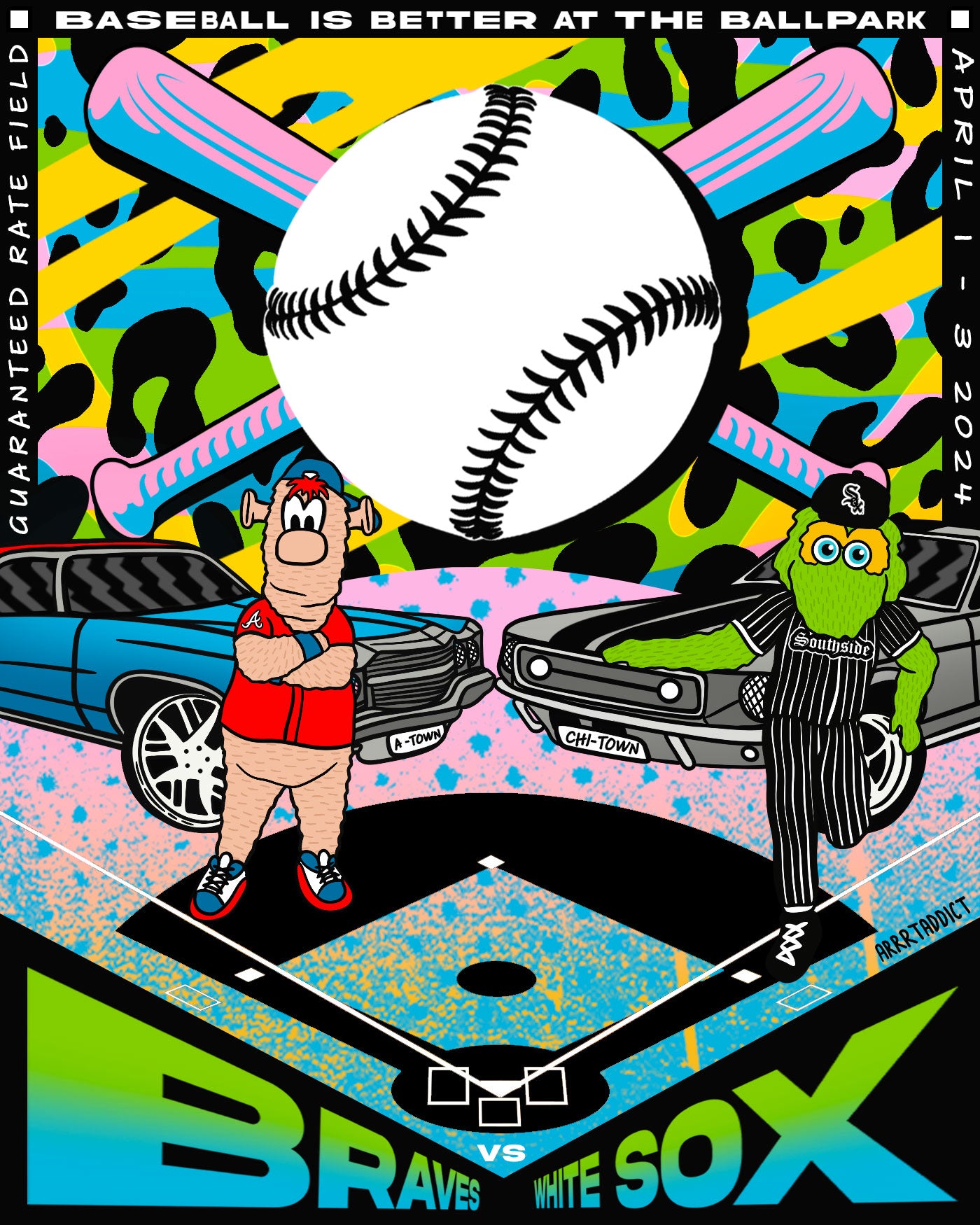 "White Sox v. Braves" by ARRRTADDICT