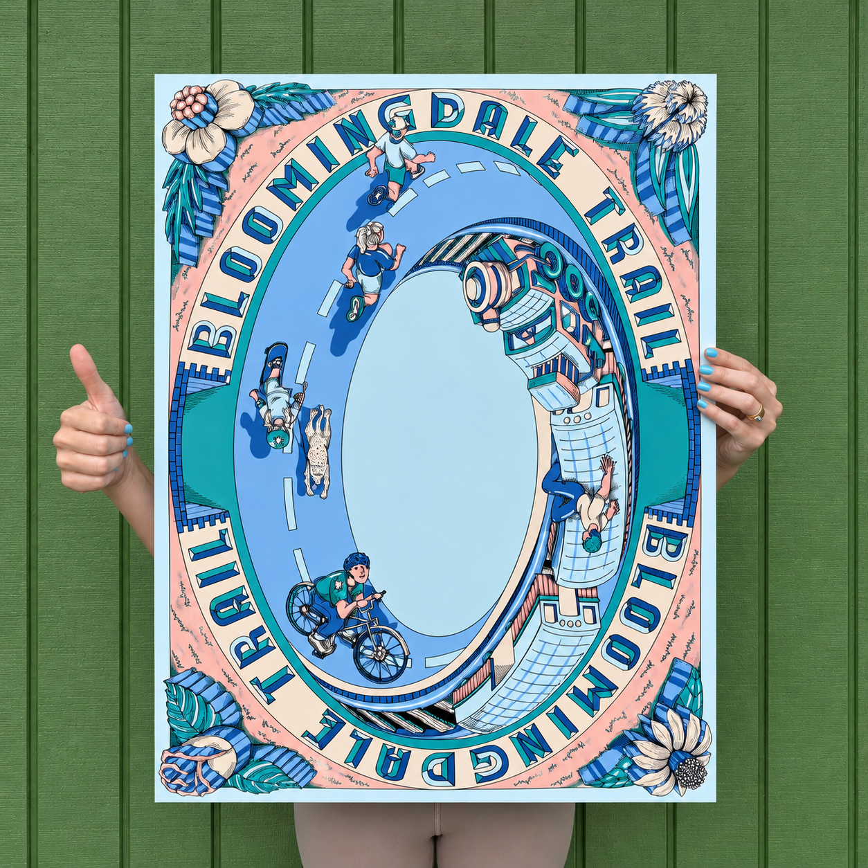 "Forever in Bloom" Bloomingdale Trail Print by Kate Lewis