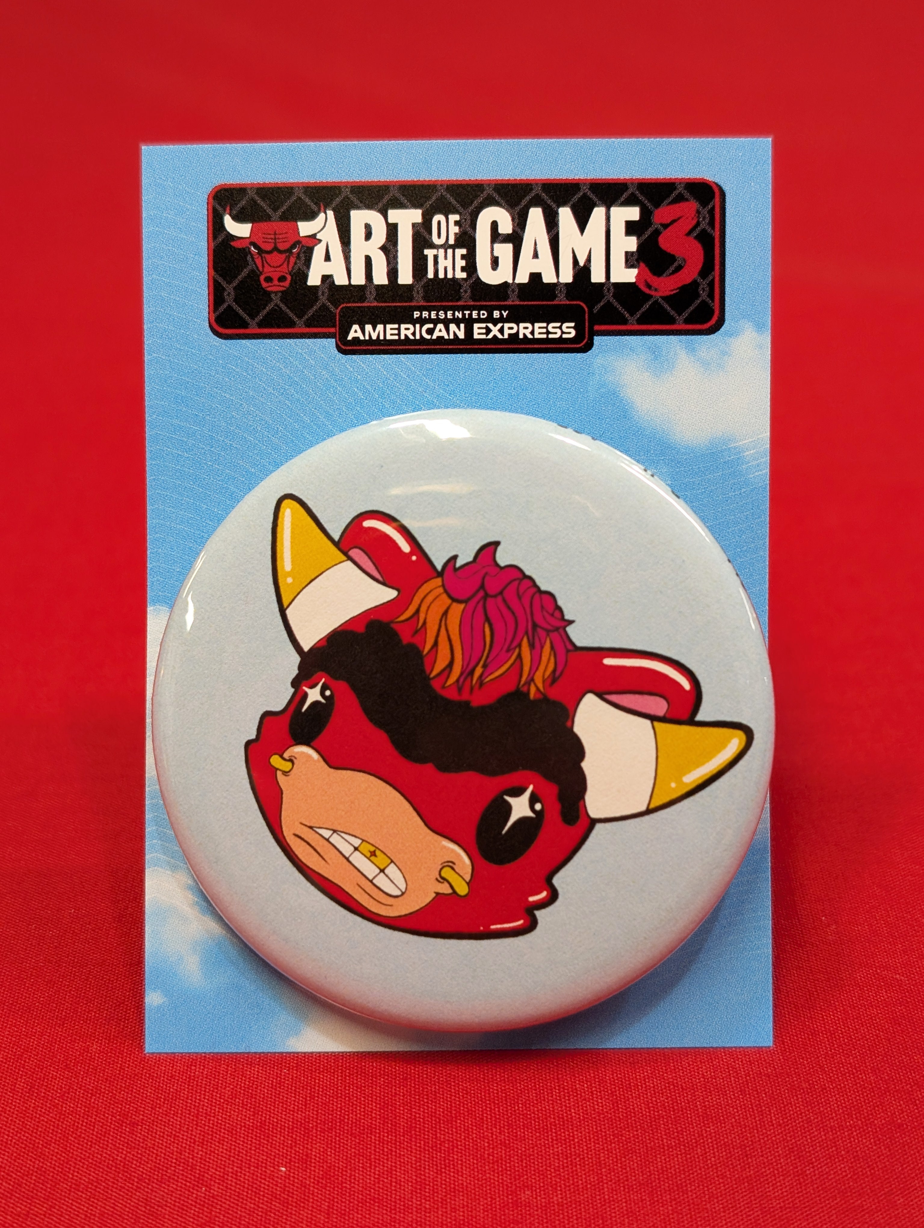 Bulls Button by Elloo