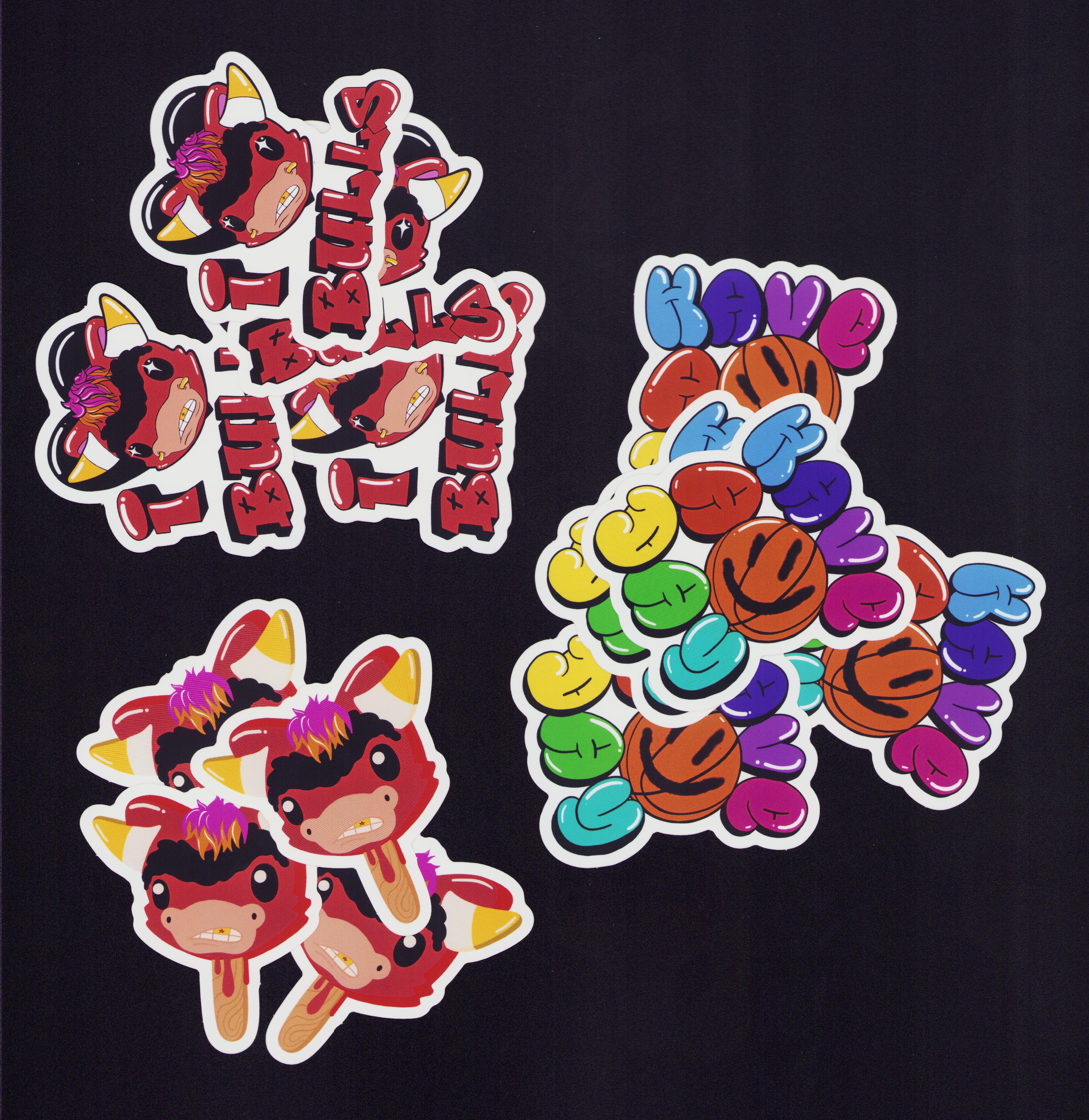 Bulls Sticker Pack by Elloo