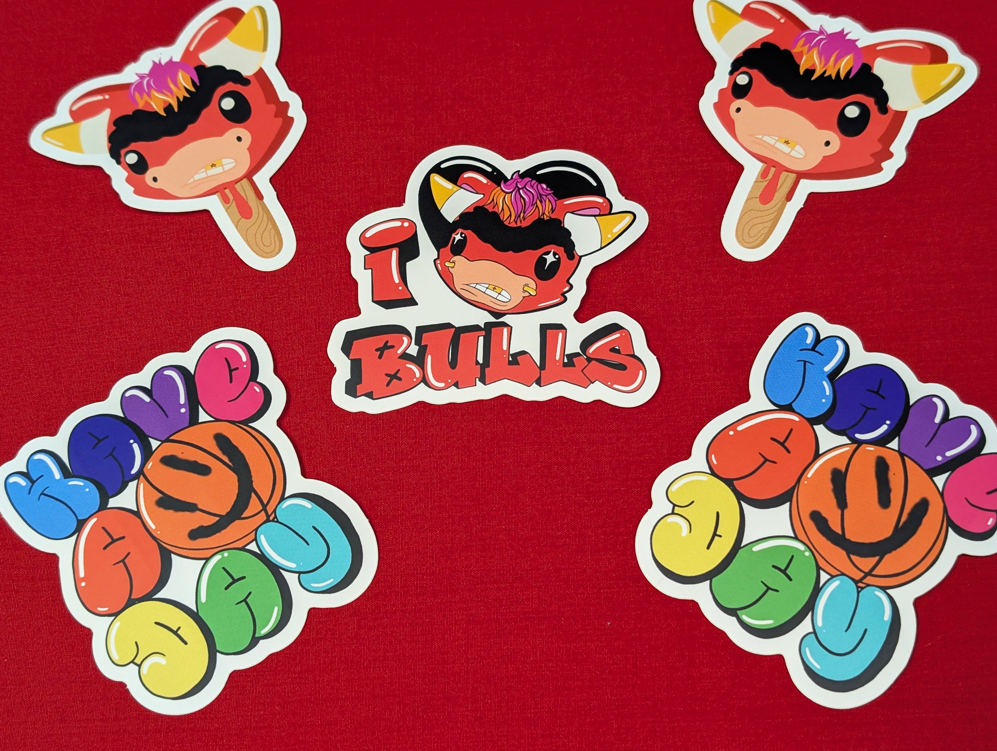 Bulls Sticker Pack by Elloo