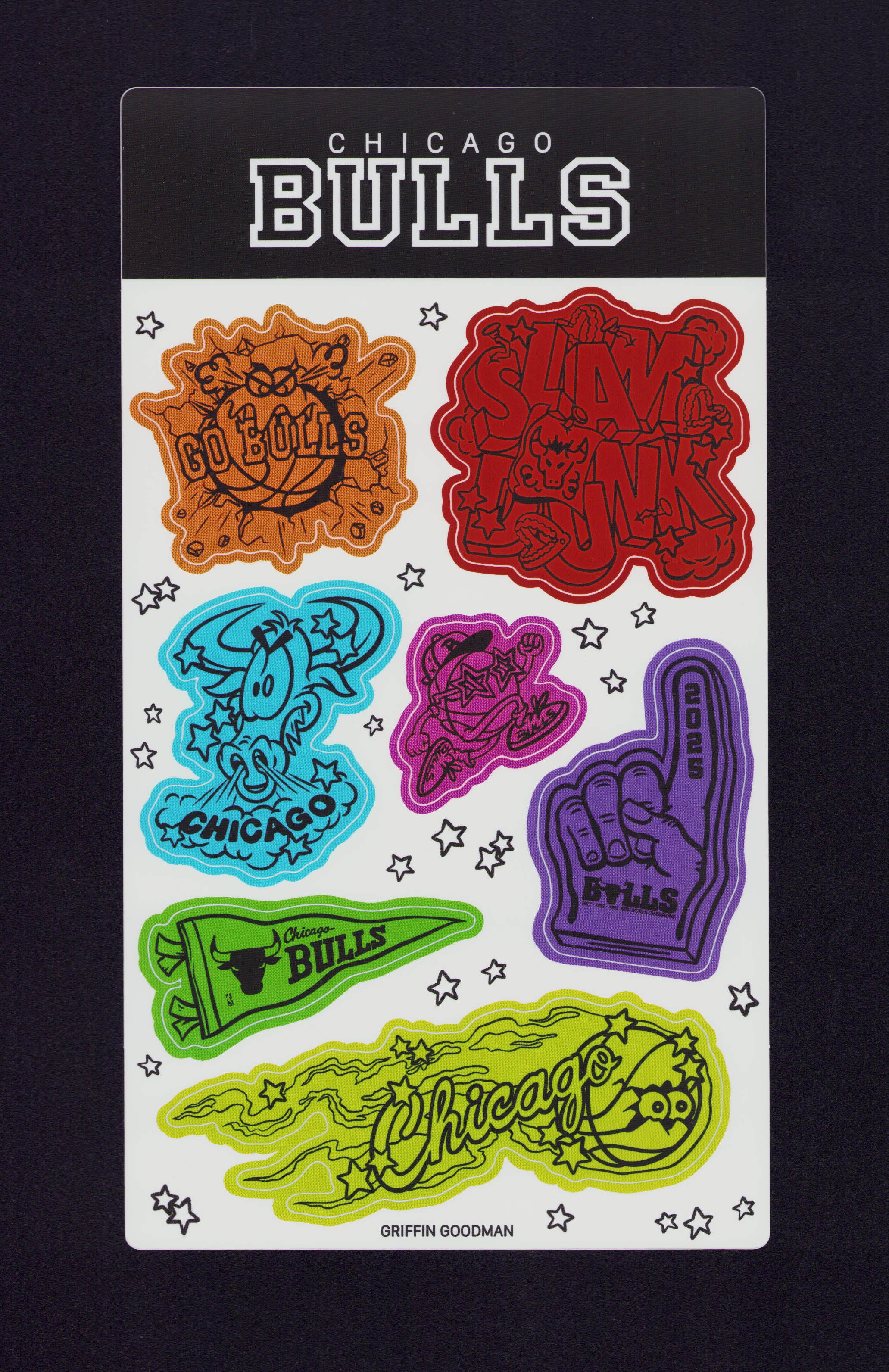 Bulls Sticker Sheet