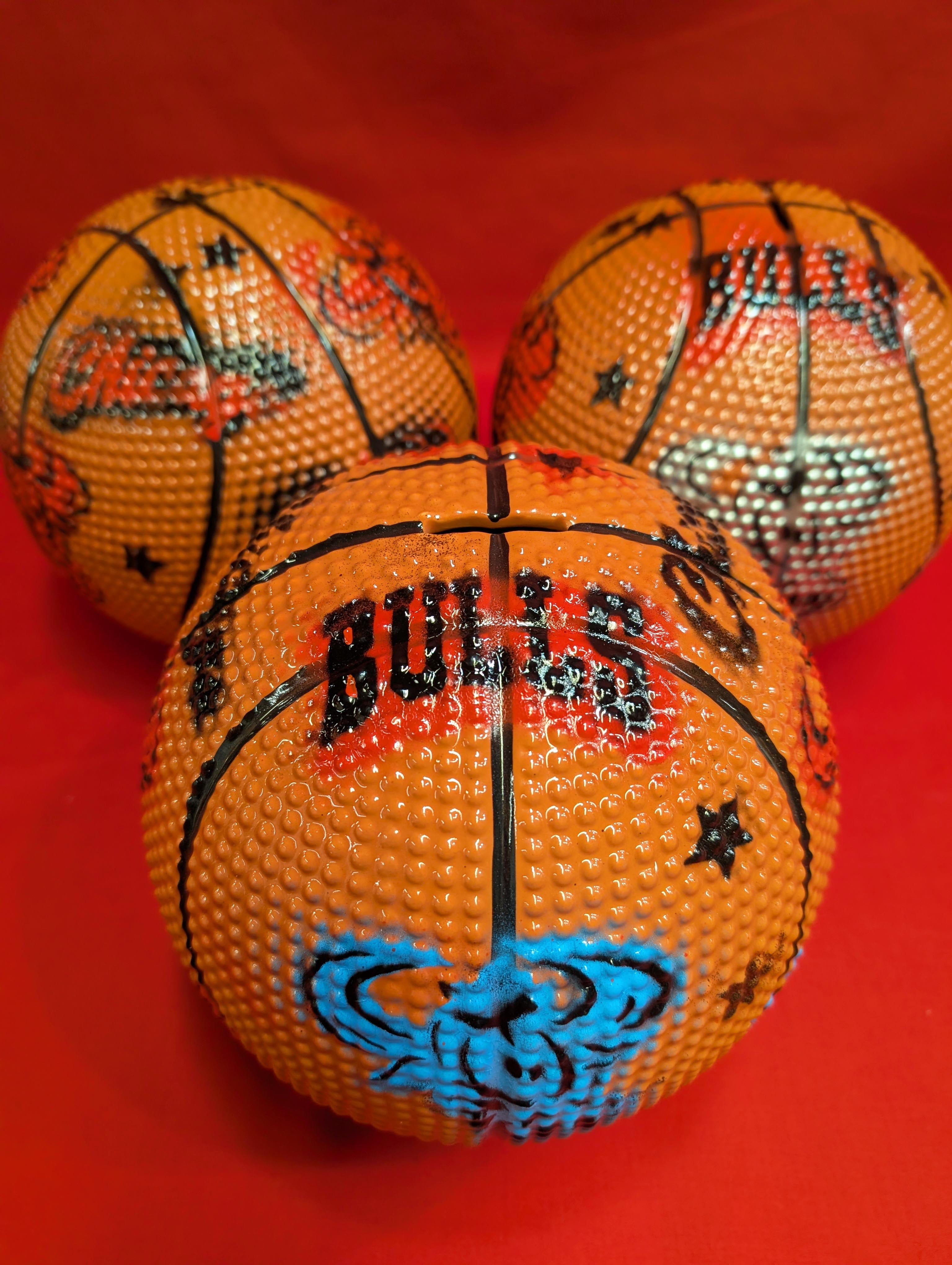2 Basketball Piggy Bank by Griffin Goodman