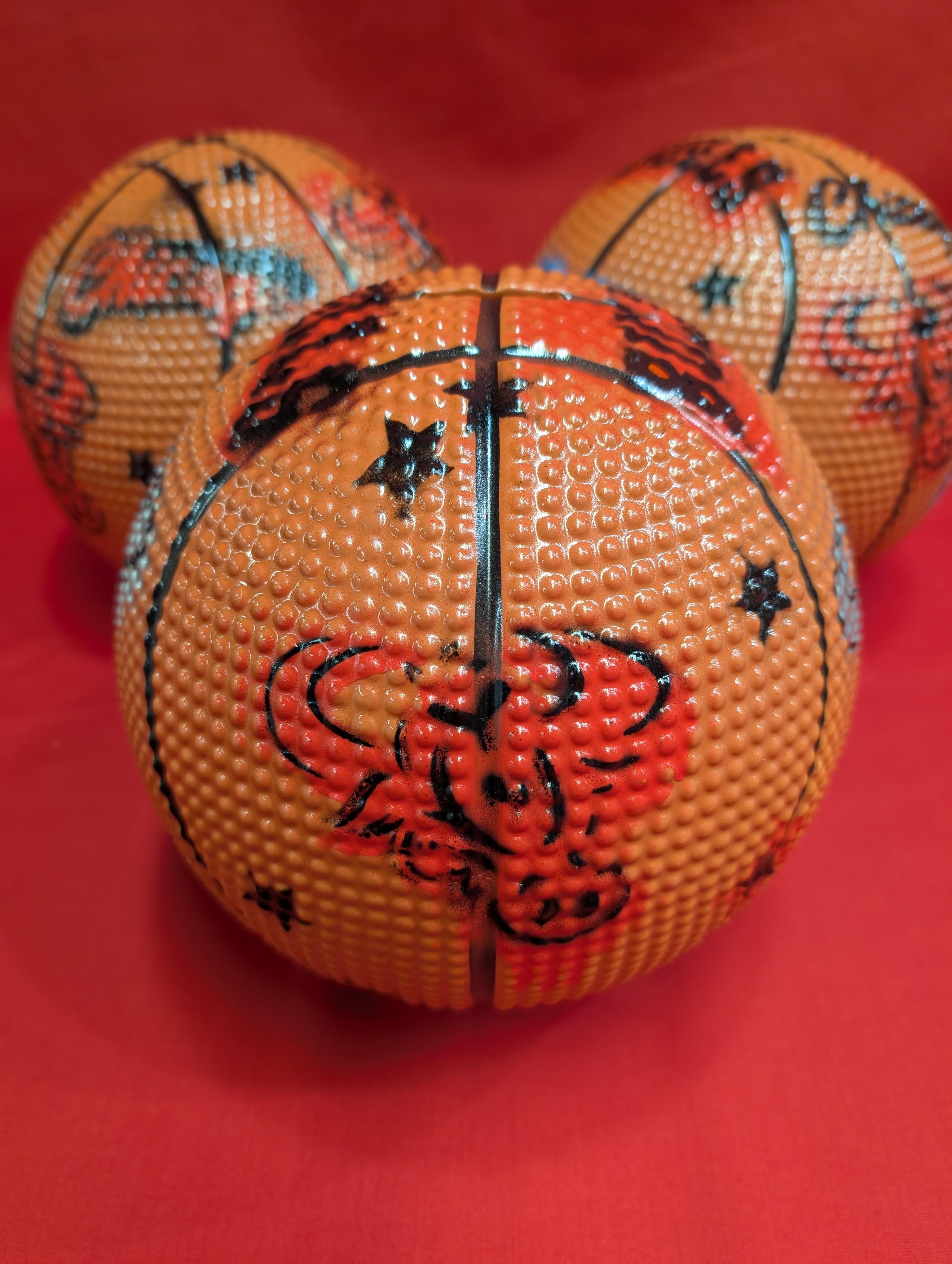 2 Basketball Piggy Bank by Griffin Goodman