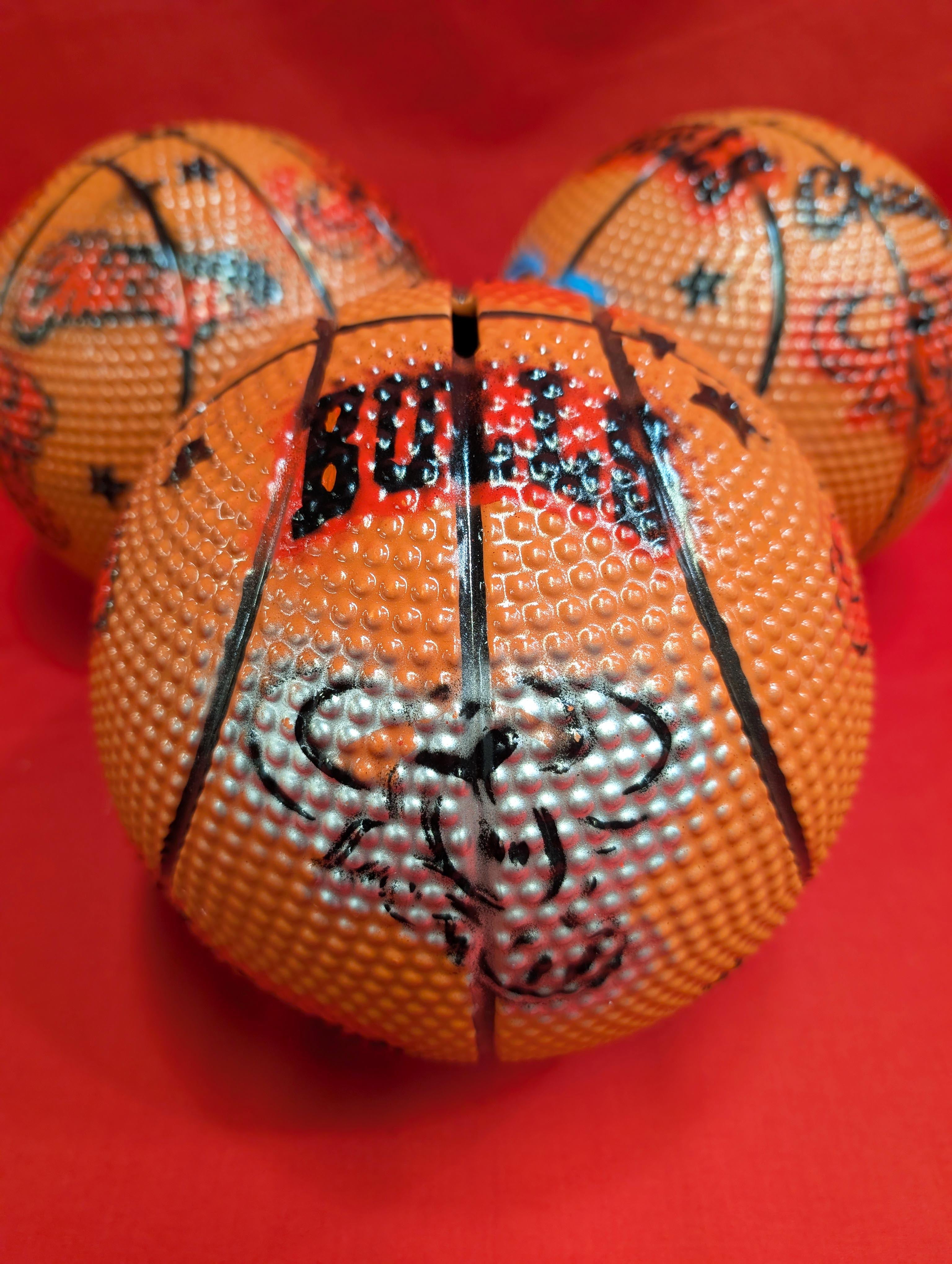 2 Basketball Piggy Bank by Griffin Goodman