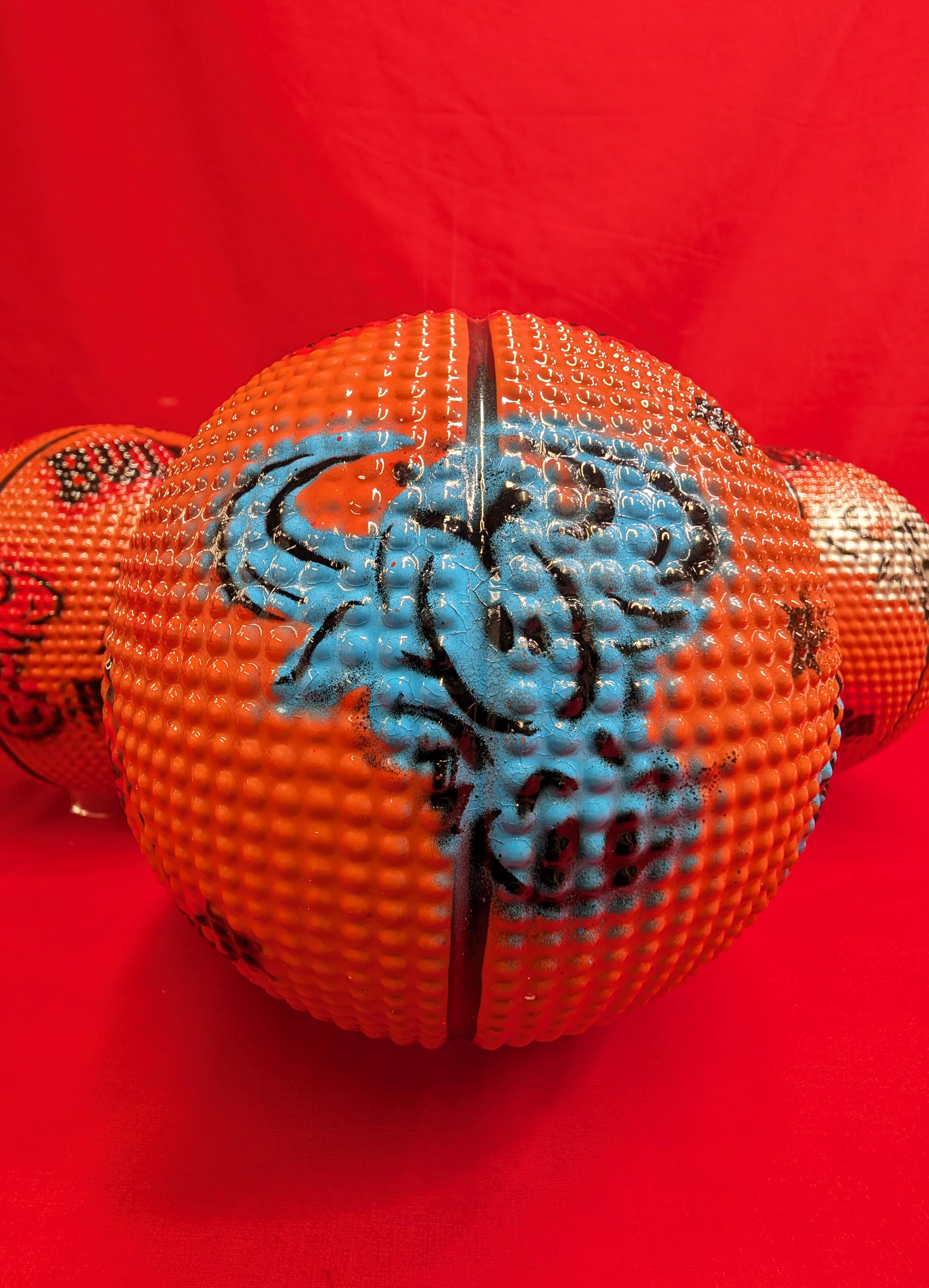 2 Basketball Piggy Bank by Griffin Goodman