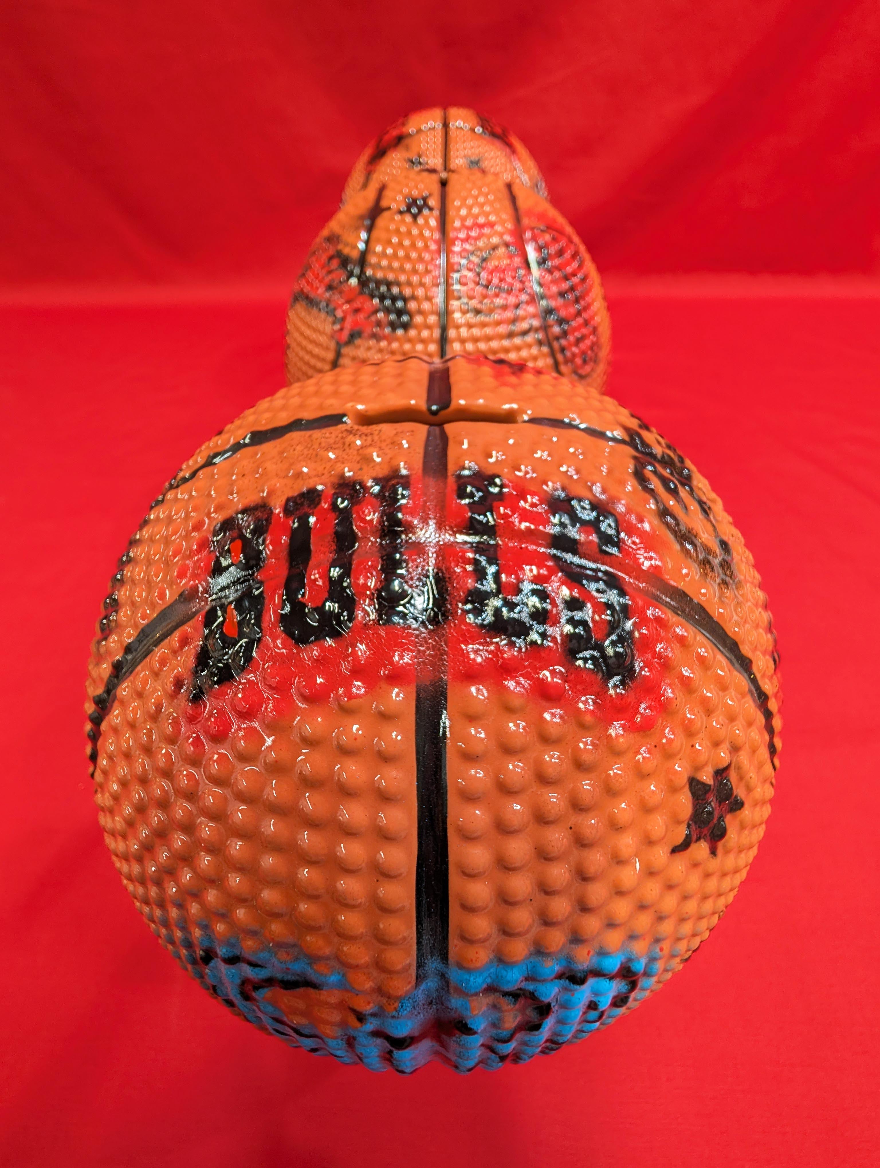 2 Basketball Piggy Bank by Griffin Goodman