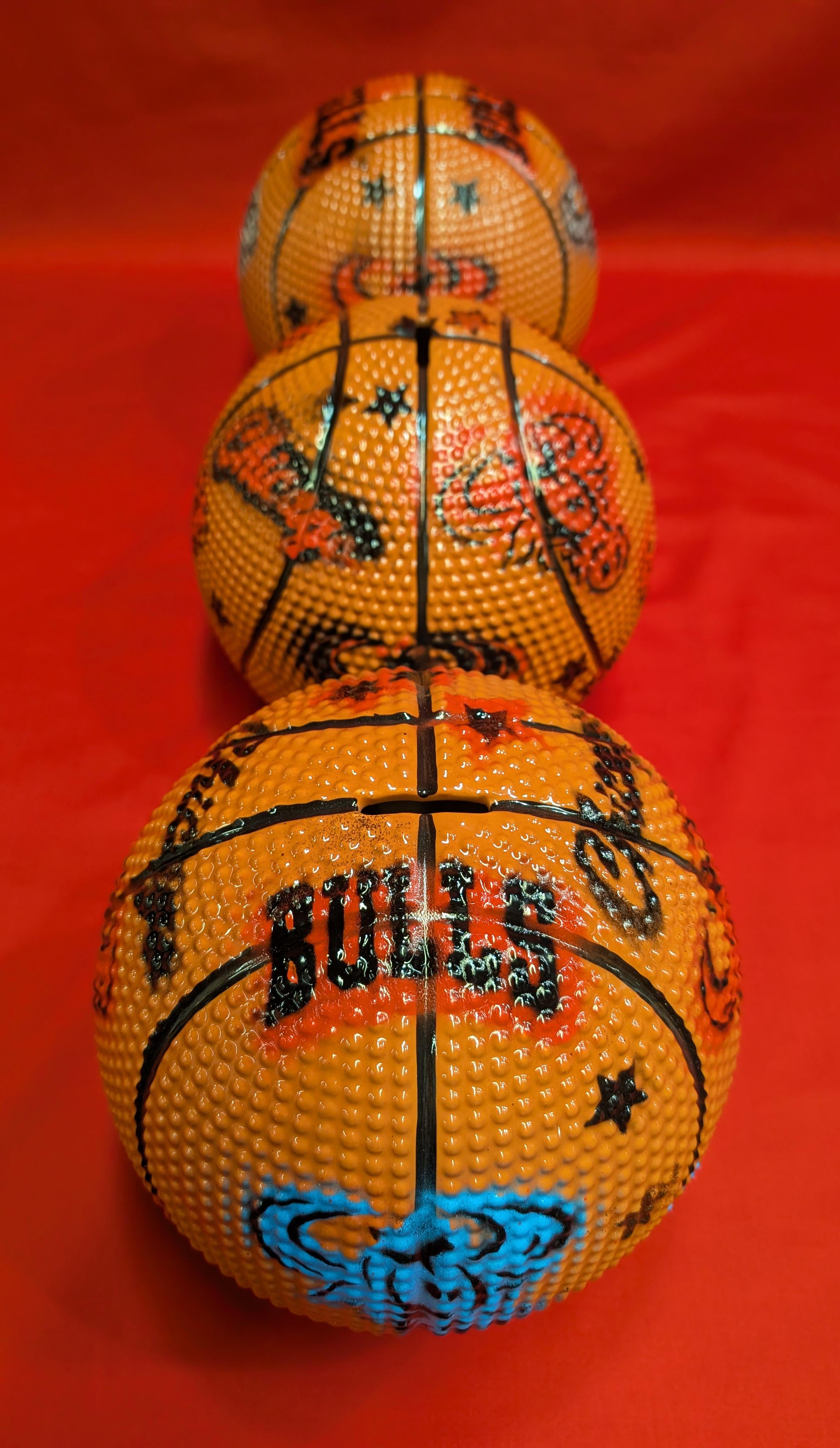 2 Basketball Piggy Bank by Griffin Goodman