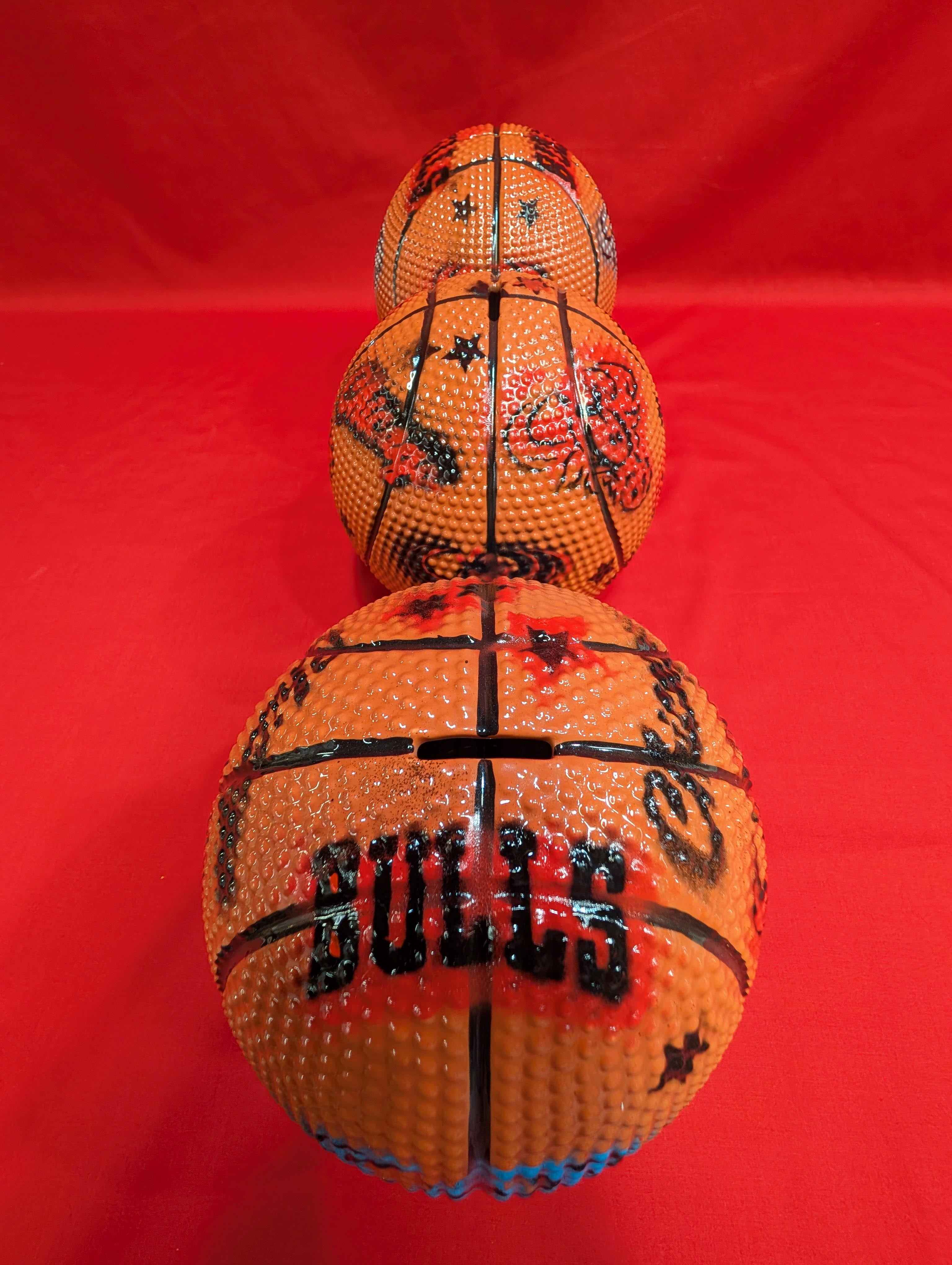 2 Basketball Piggy Bank by Griffin Goodman