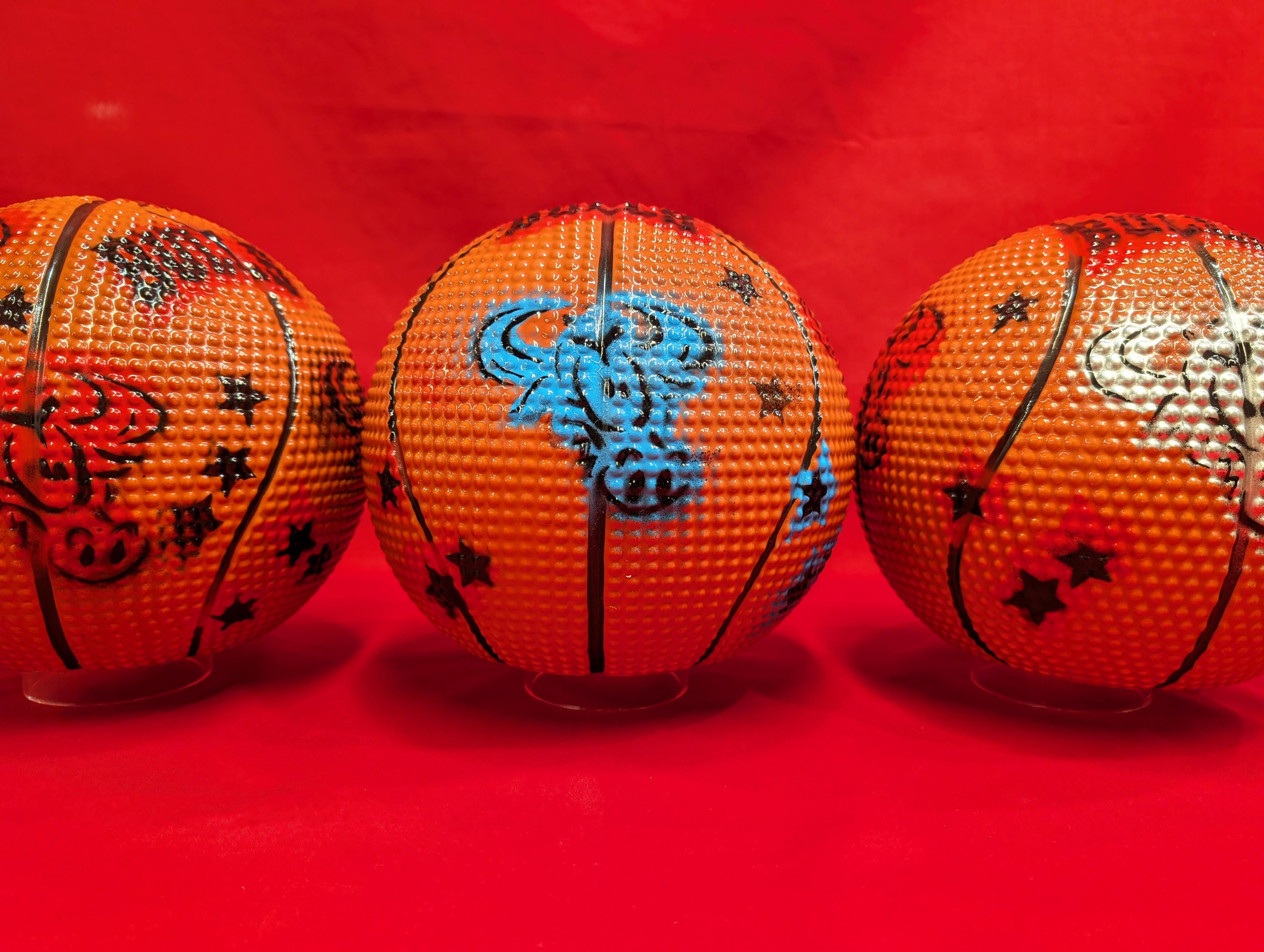 2 Basketball Piggy Bank by Griffin Goodman