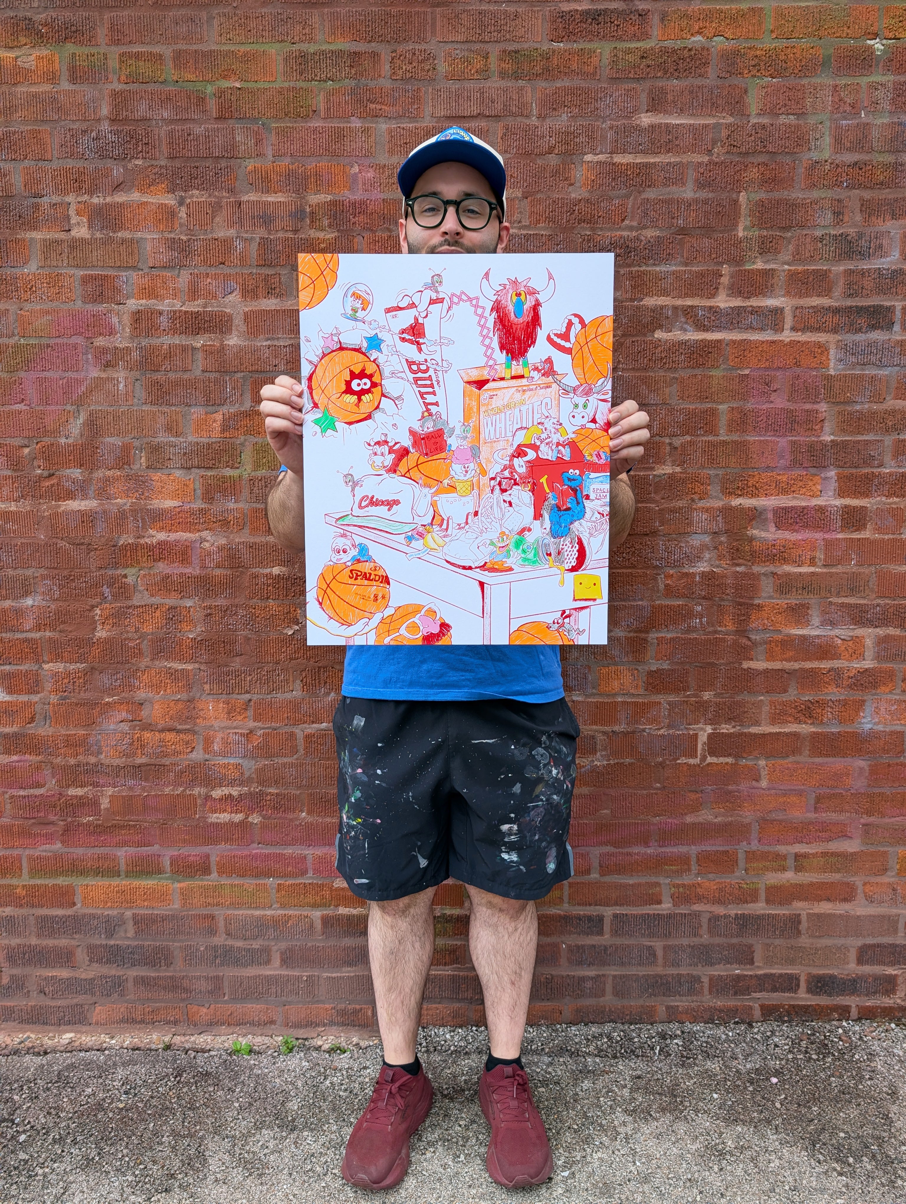 "Cartoon Dynasty: The Bulls Still Life" by Griffin Goodman
