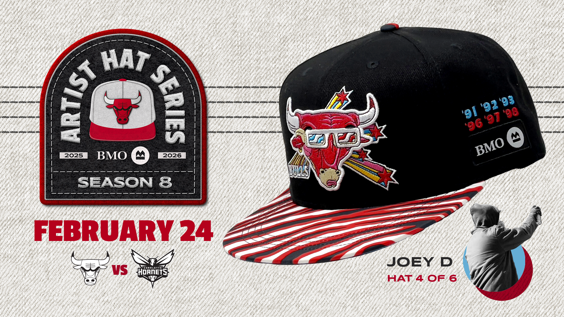 BMO Artist Hat Series - Joey D (RELEASE FEBRUARY 24, 2026)
