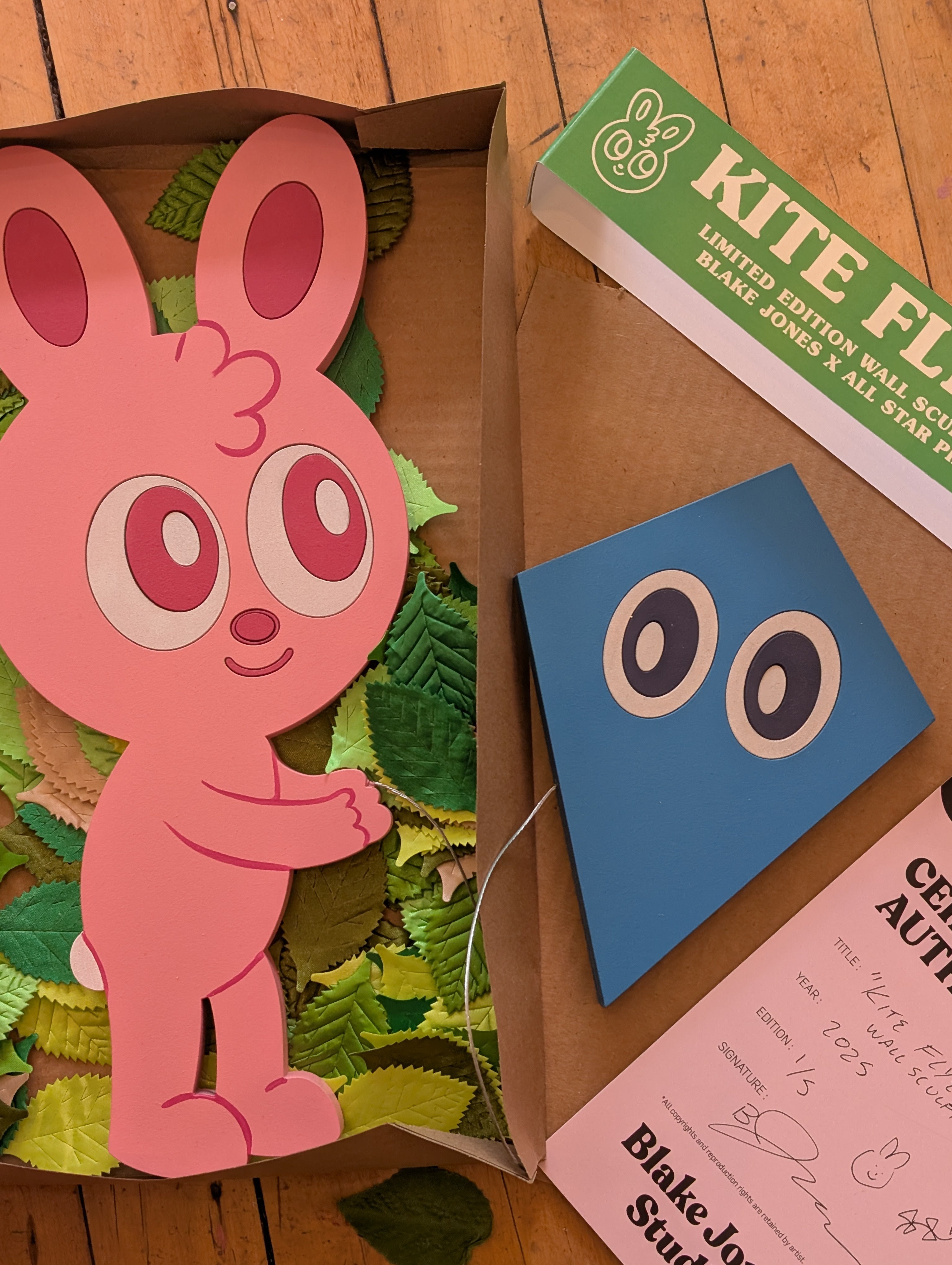 "Bunny Kite Flyer" Laser Cut Edition