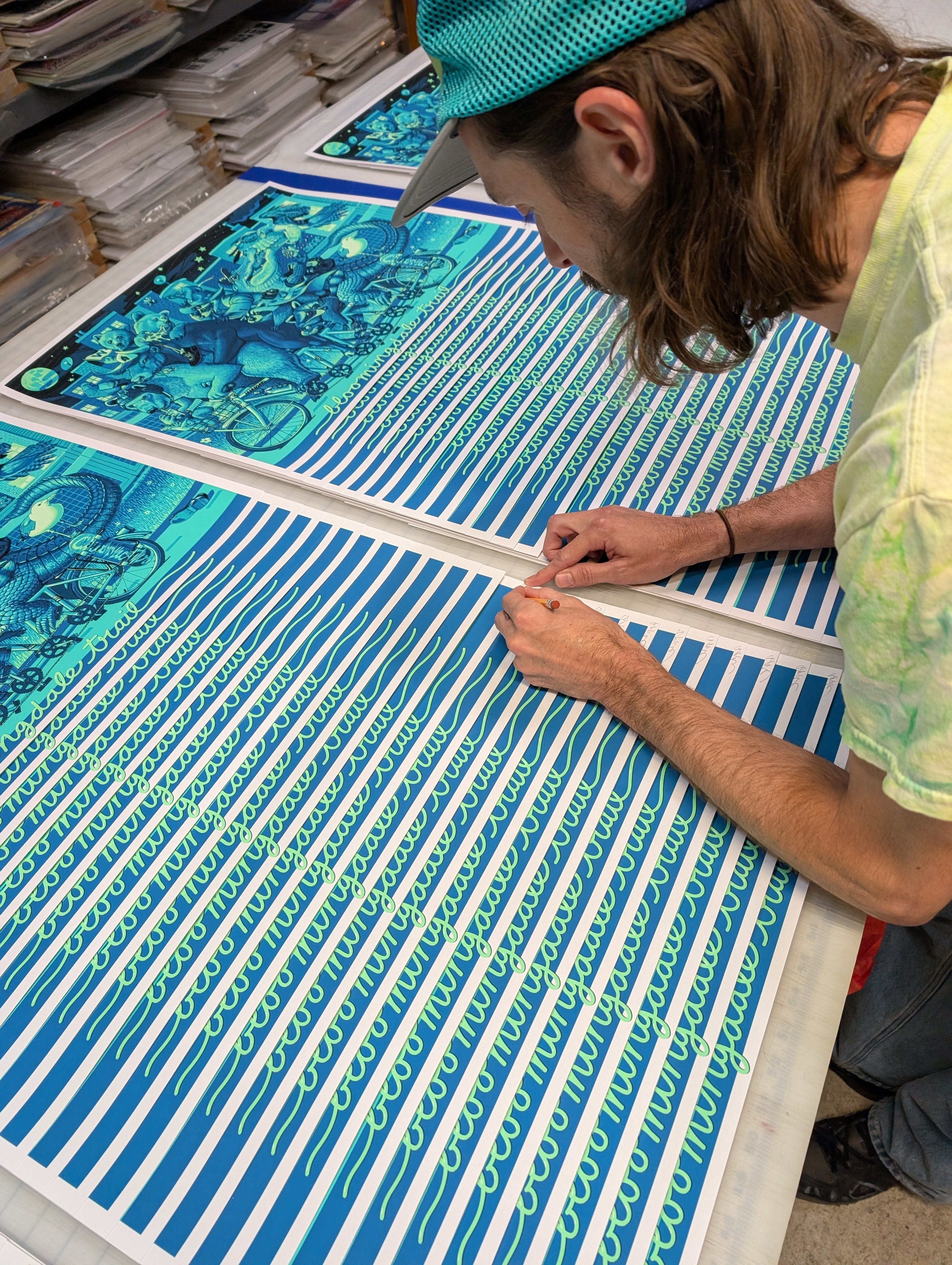 Bloomingdale Trail Print by Nick Apple