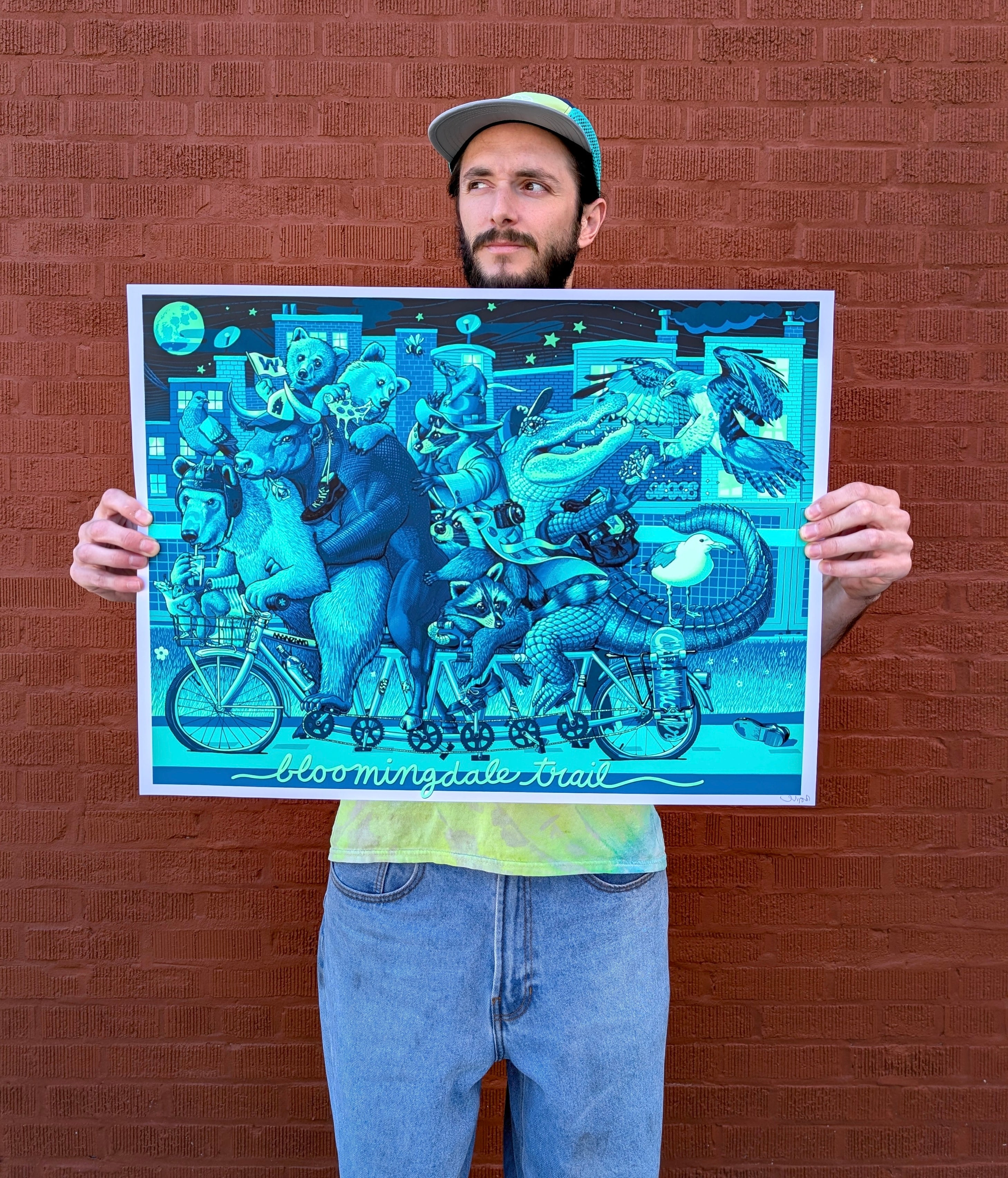 Bloomingdale Trail Print by Nick Apple