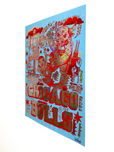 Load image into Gallery viewer, &quot;HOMETEAM&quot; Foil Variant #3 (Blue/Red) by Sentrock
