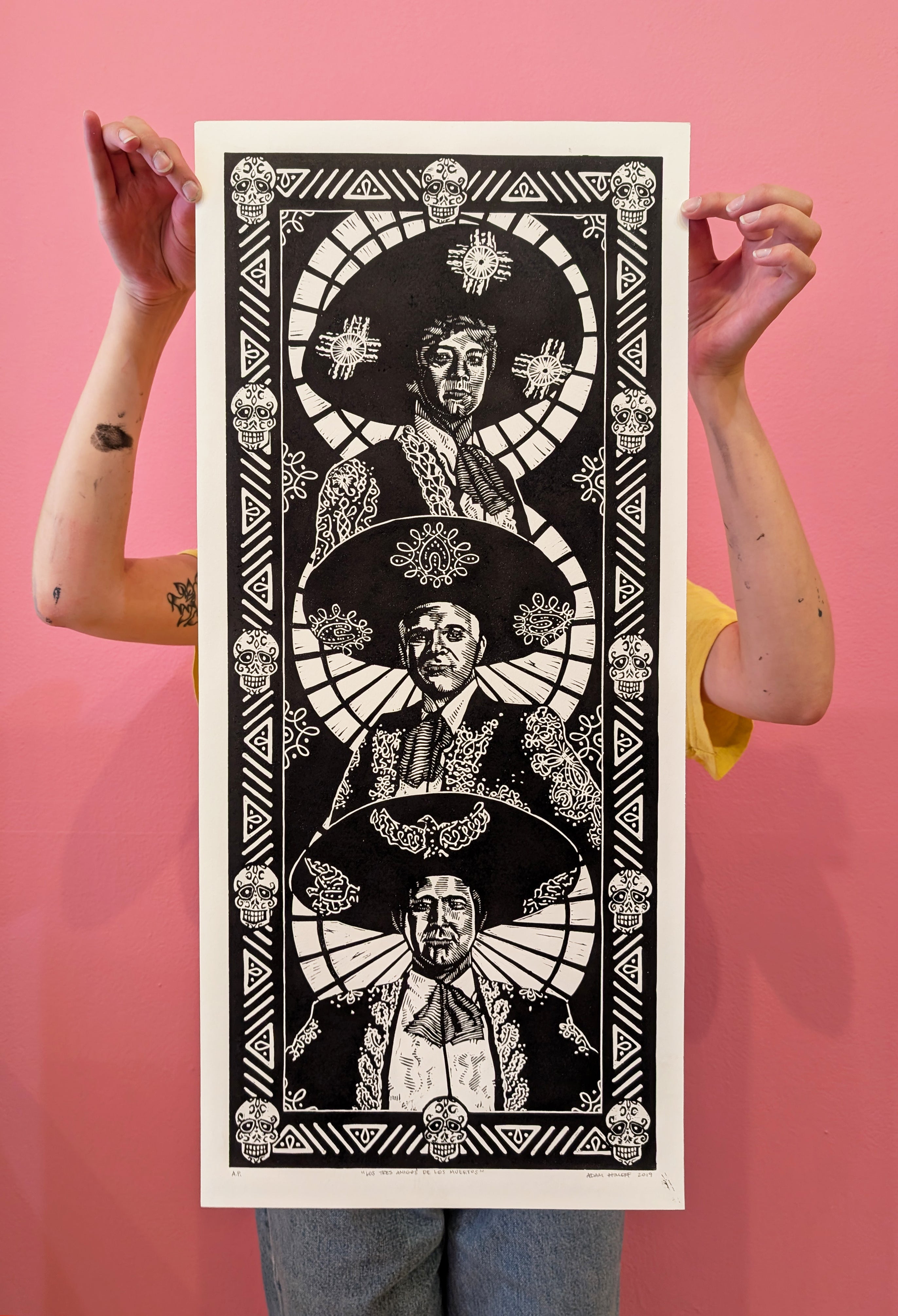 “Los Tres Amigos de Los Muertos" by Adam Himhoff