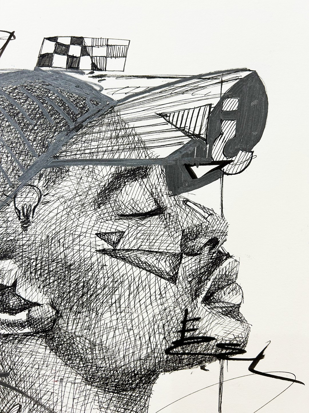 "All District" (Sketch) by Dwight White