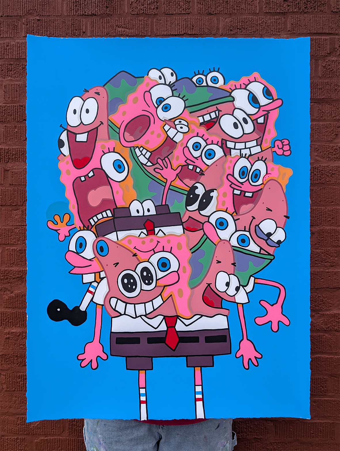 "Big Guys" Neon Pink Variant by Wizard $kull