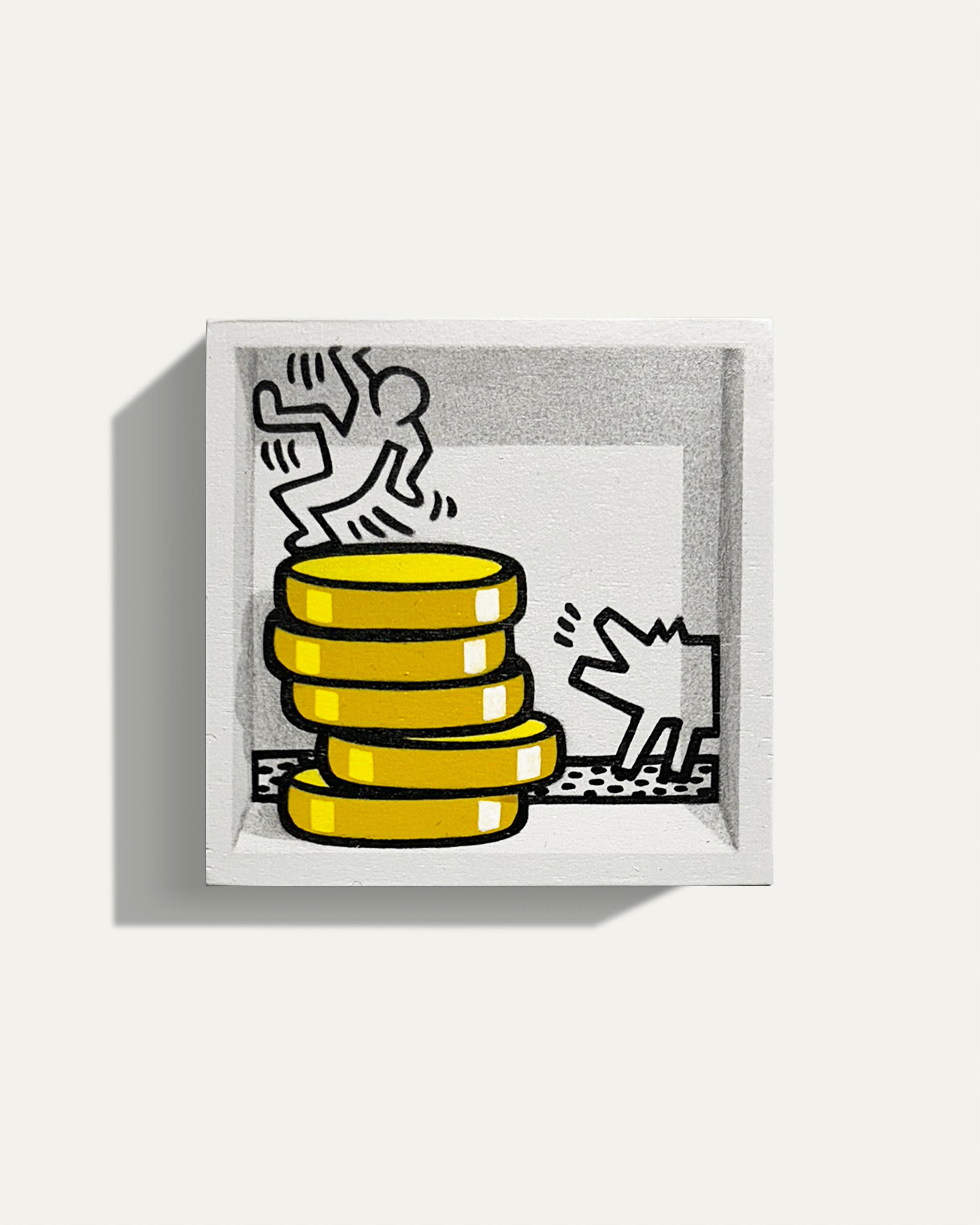 339. "5 Gold Coins (Guard Dog K.H. - Below)" by E. LEE
