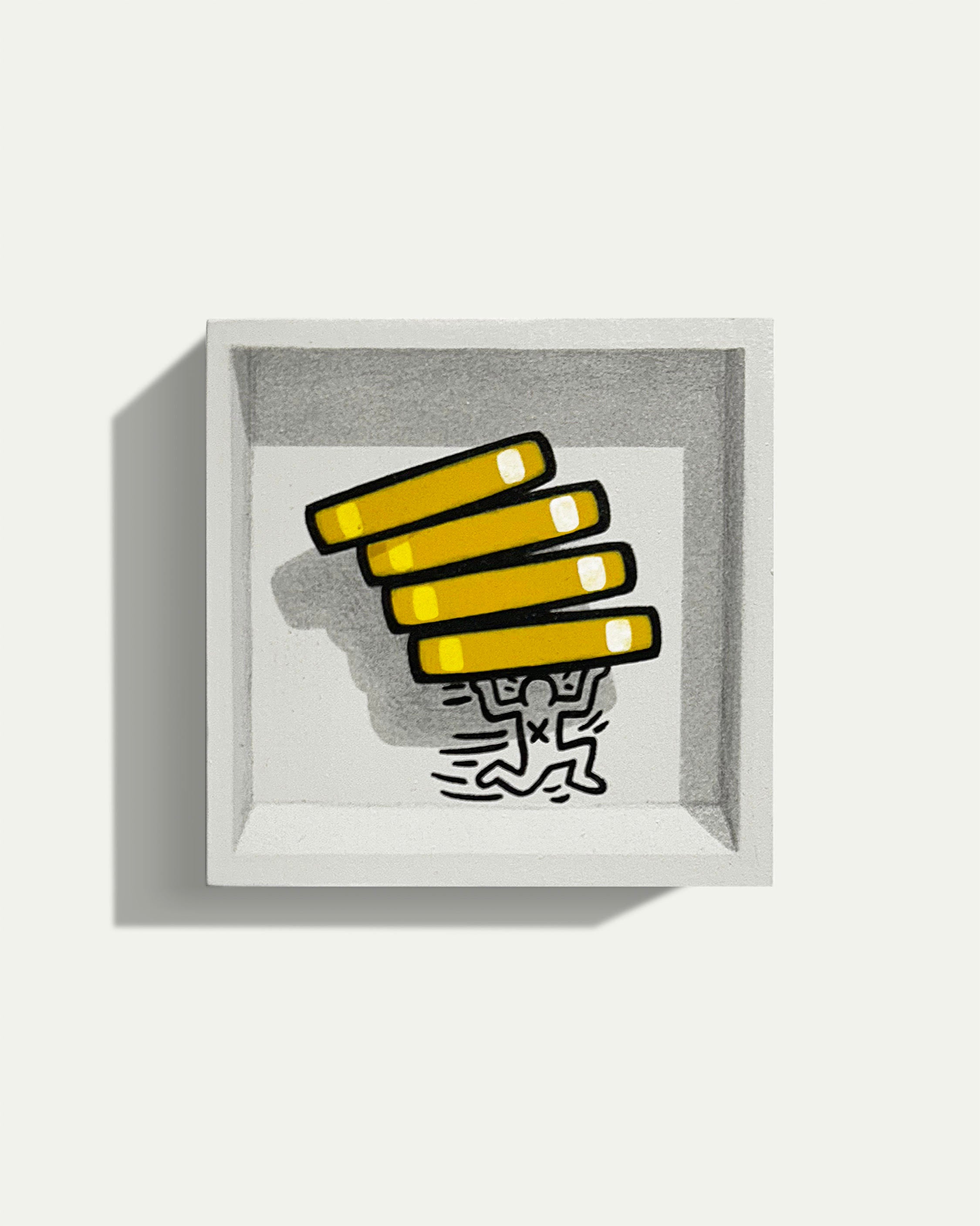 338. "4 Gold Coins (Take the Money and Run K.H. - Below)" by E. LEE