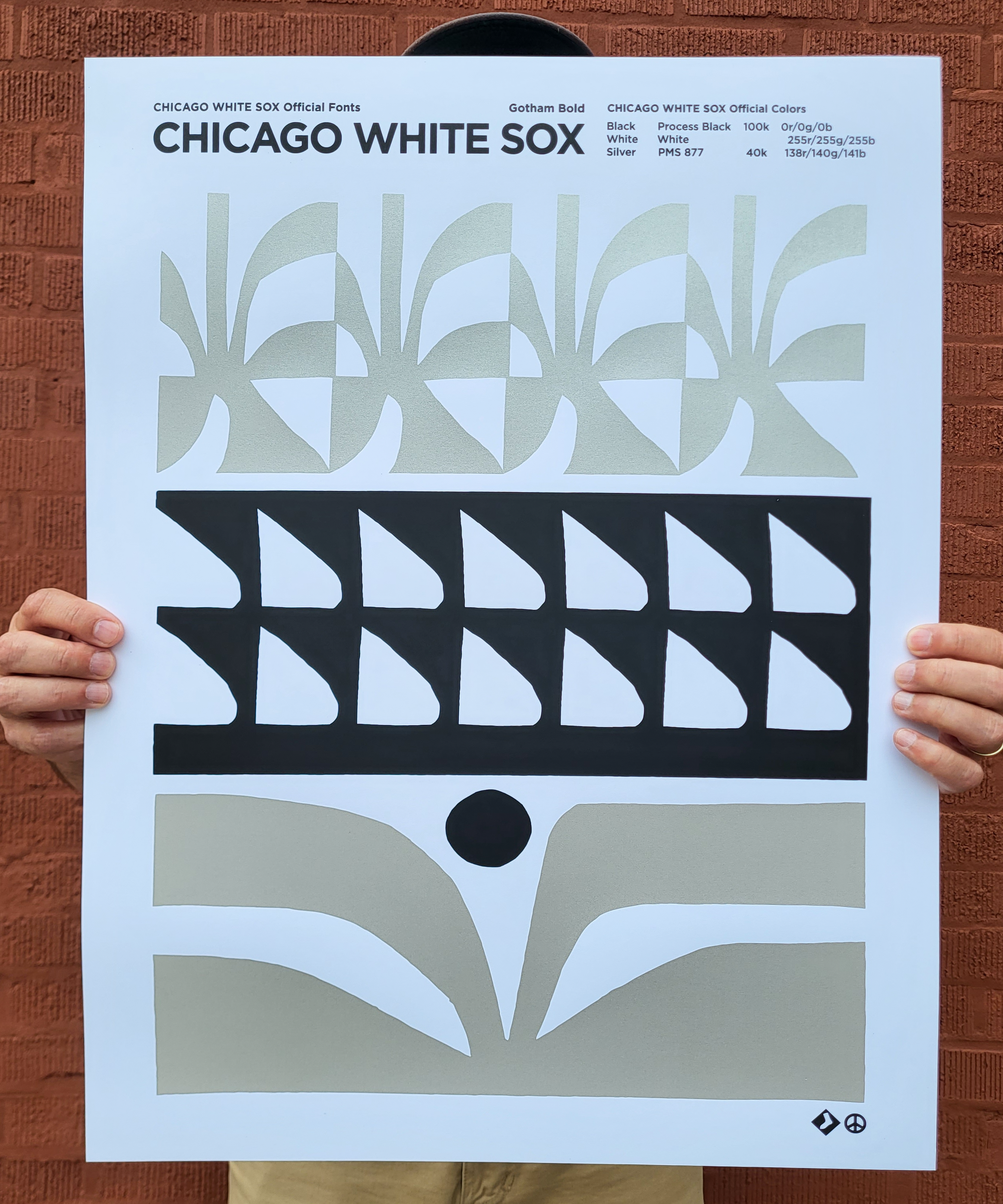 "Gotham Bold" White Sox by Cody Hudson