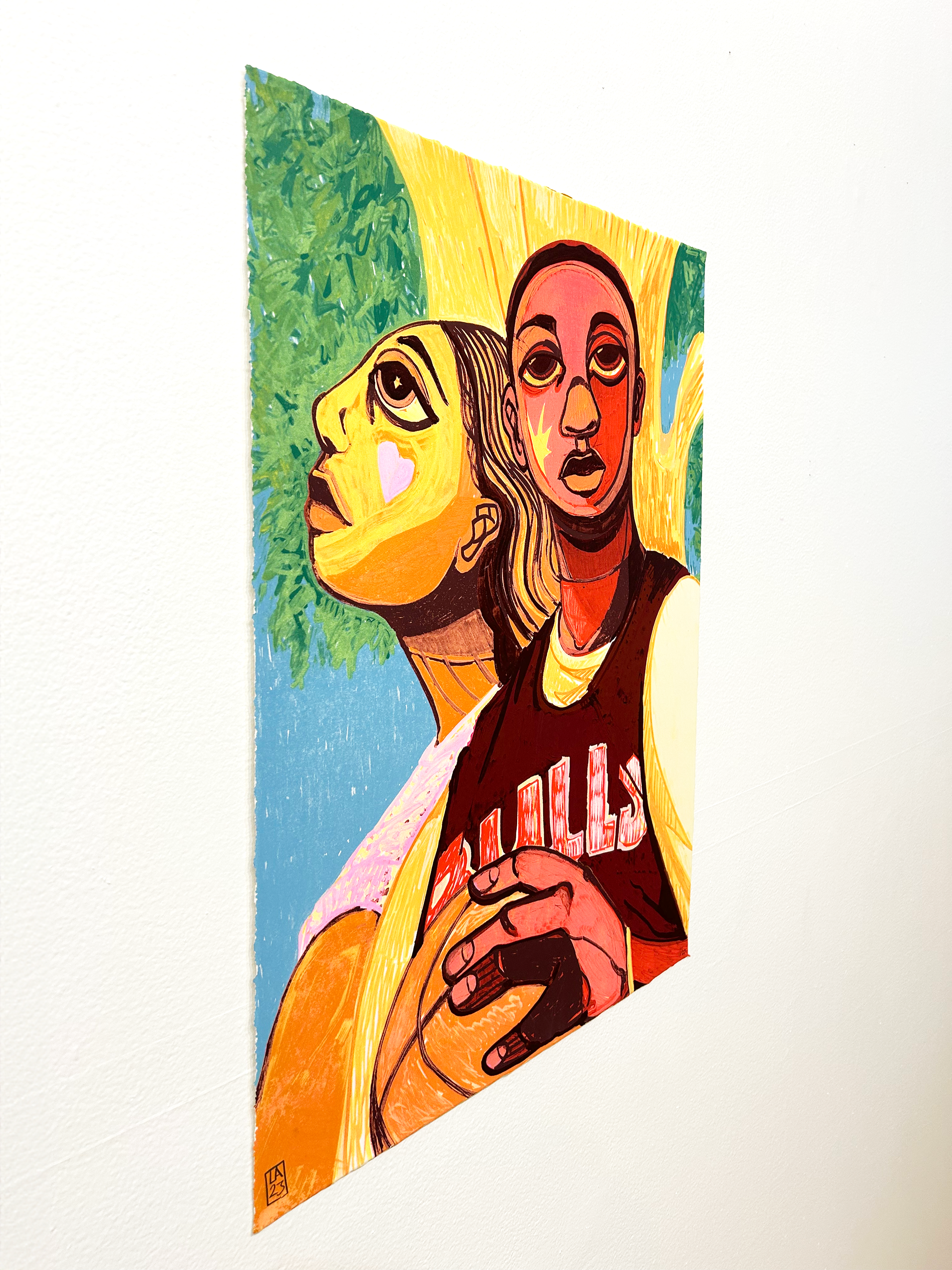 "Love and Basketball" Print Variant by Langston Allston