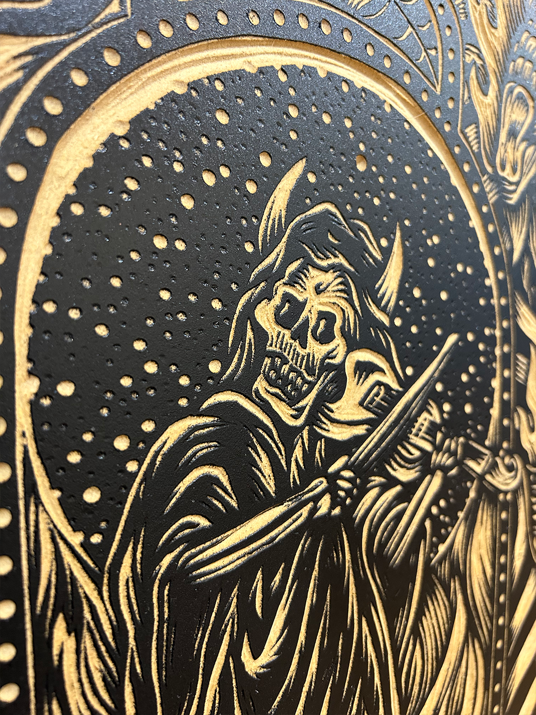 Sounds of Sacrifice (Woodcut #1) by Adam Lunquist