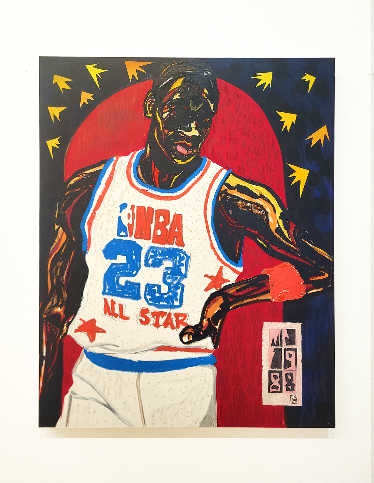 "MJ '88" by Langston Allston