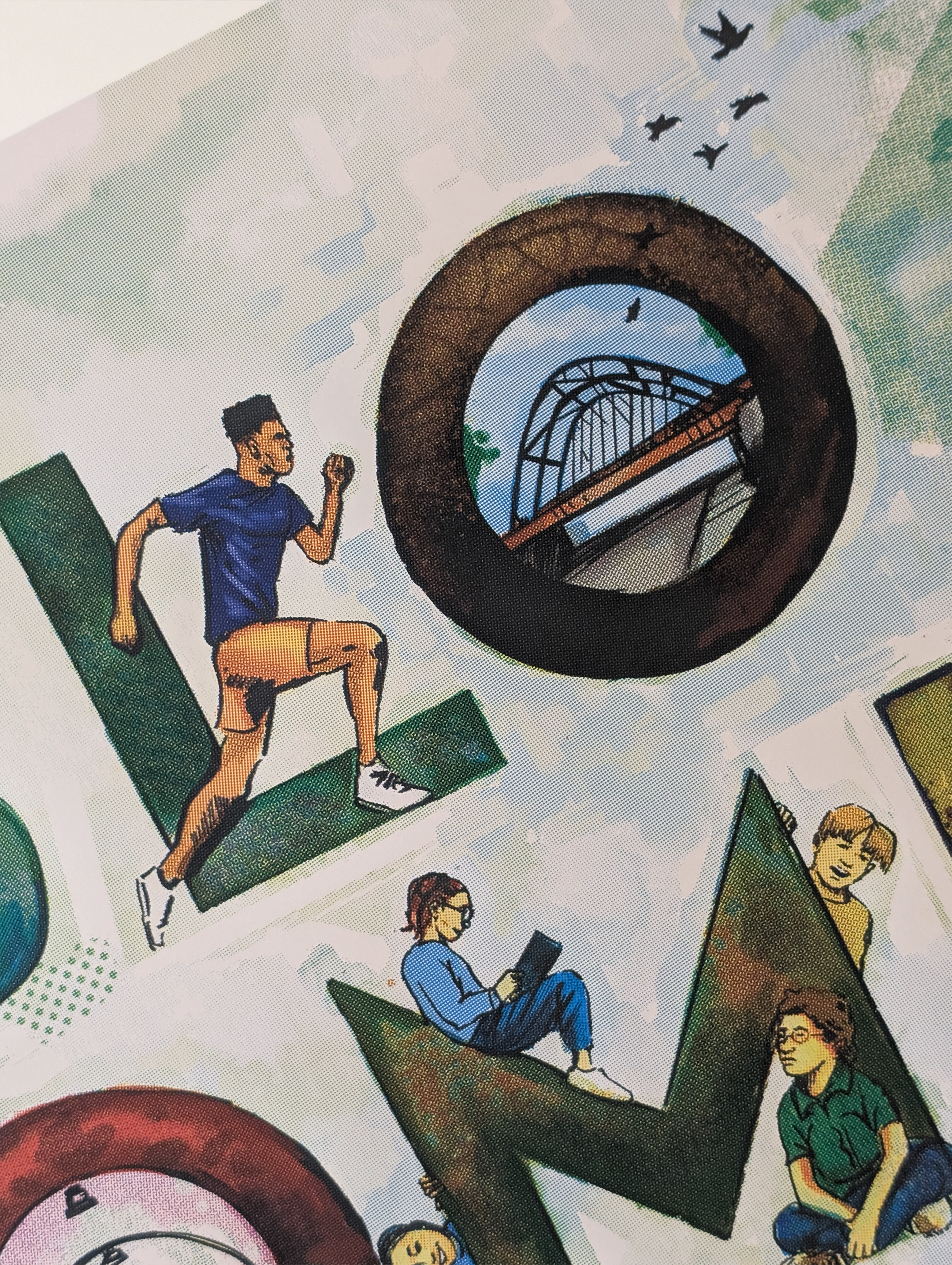 "Trail for a Spell" for the Bloomingdale Trail Poster Series by Cujo