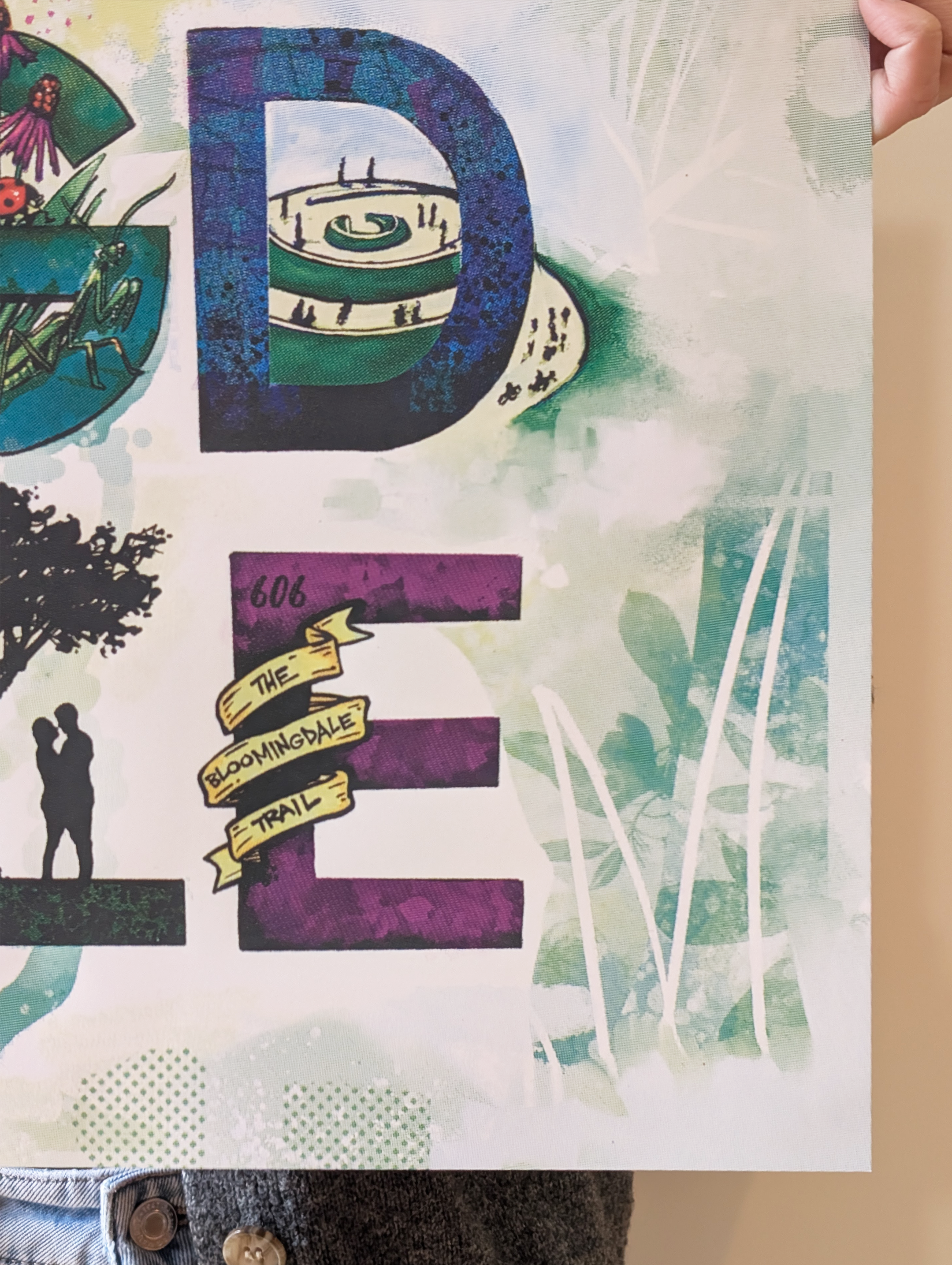 "Trail for a Spell" for the Bloomingdale Trail Poster Series by Cujo