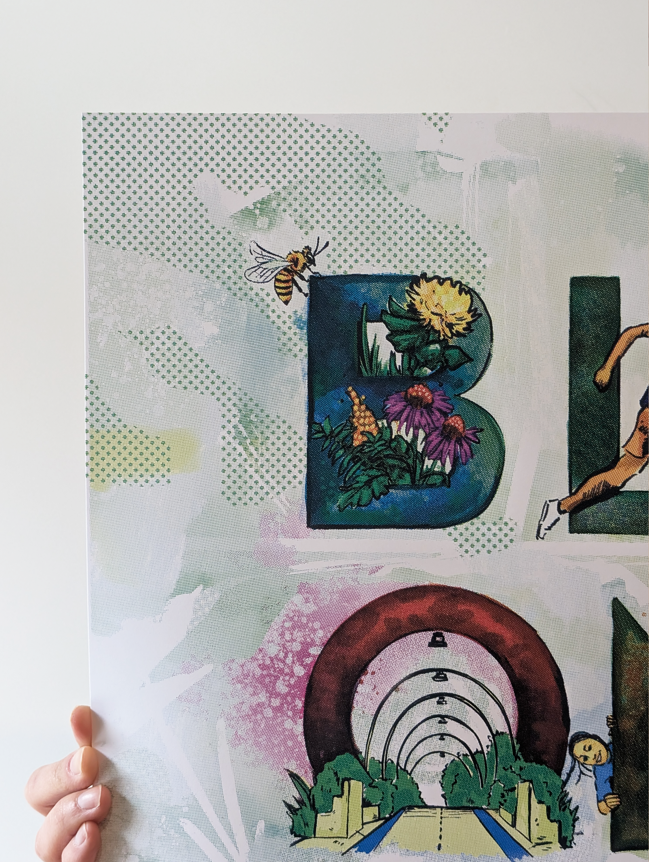 "Trail for a Spell" for the Bloomingdale Trail Poster Series by Cujo