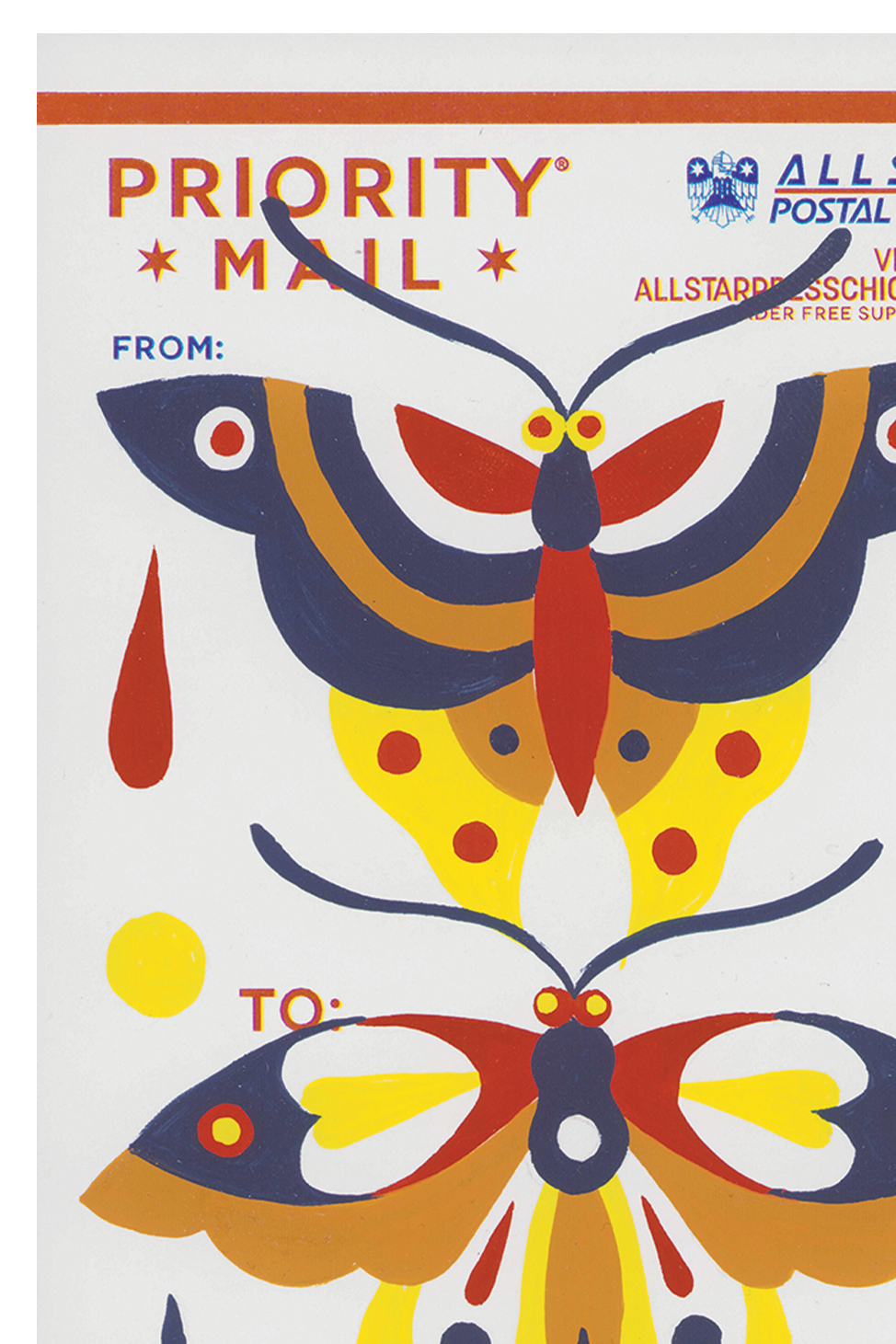 189. Butterflies Sheltering from Rain by Stevie Shao