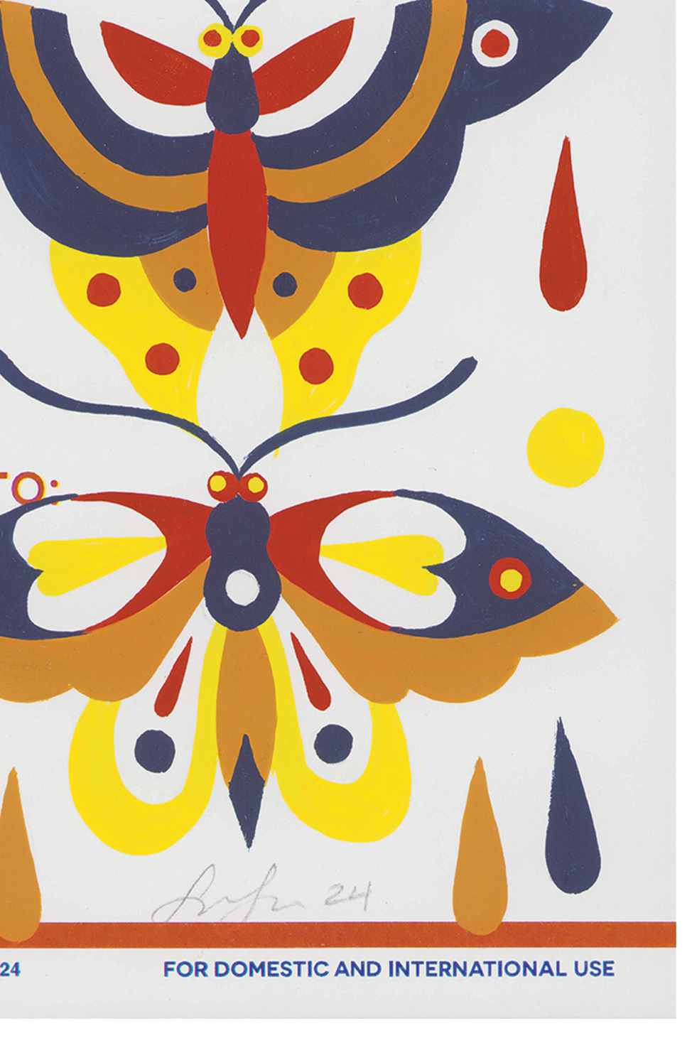 189. Butterflies Sheltering from Rain by Stevie Shao